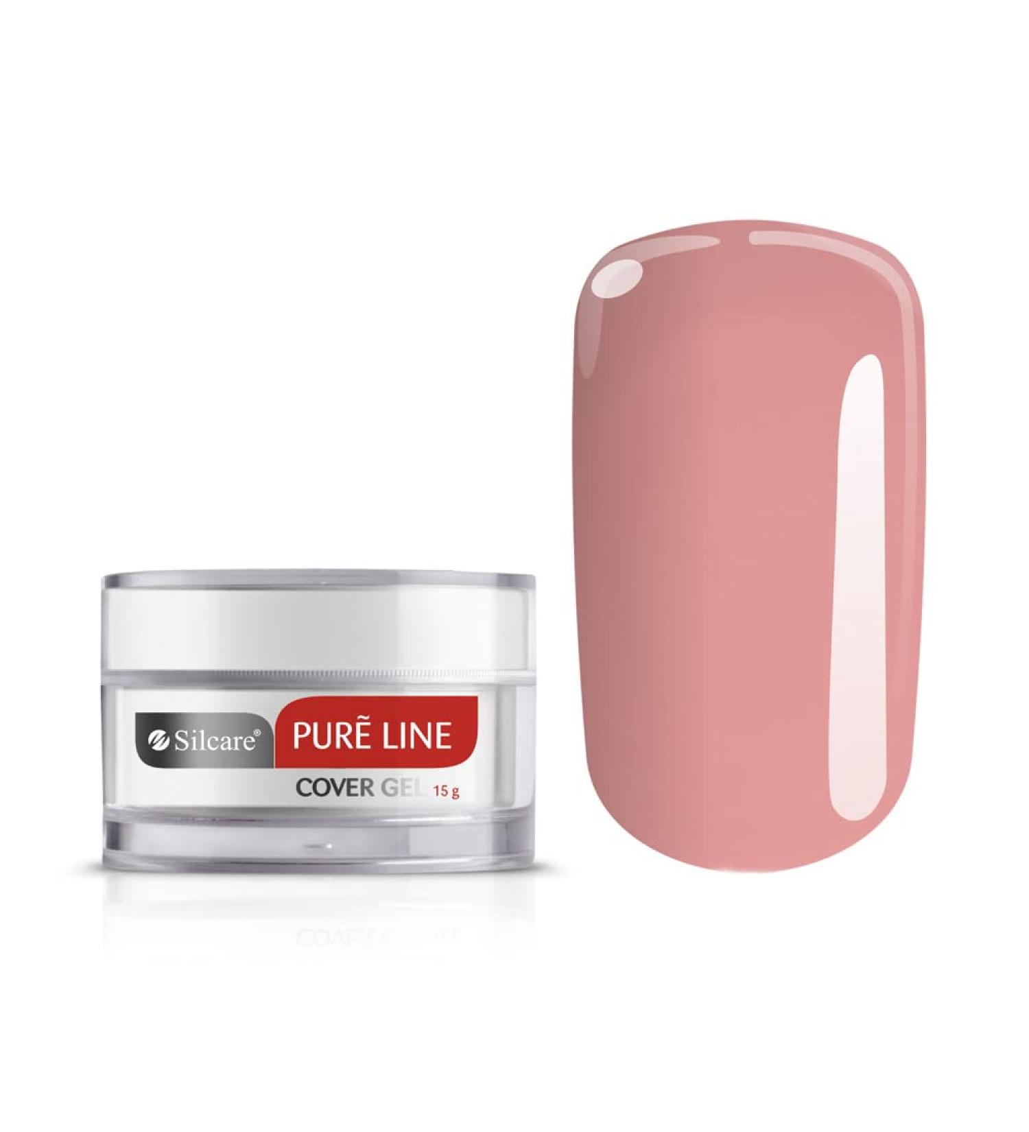 Pure Line Cover 15g UV Gel Camouflage Ideal For French Nails Silcare
