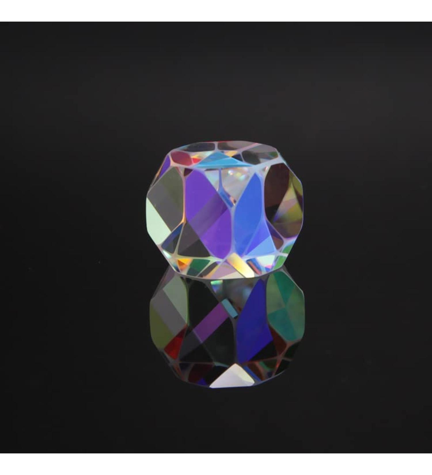 20mm Optical Glass RGB Prism for Science Teaching & Photography - Cabin Shape, Dispersion Effect - Window Decoration & Physical Lessons - Buy Online on GoSupps.com