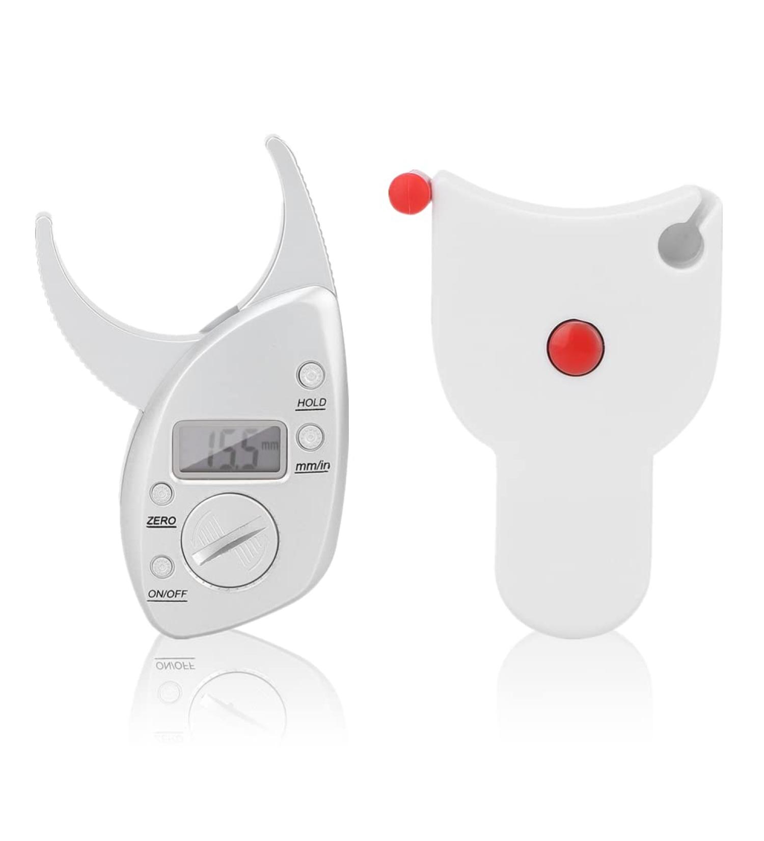 Digital Display Body Fat Caliper Weight-Loss Tool Skin Fold Analyzer Electronic Fat Caliper LCD Body Fat Measurement Fitness Essentials Skinfold Calipers - Buy Online on GoSupps.com