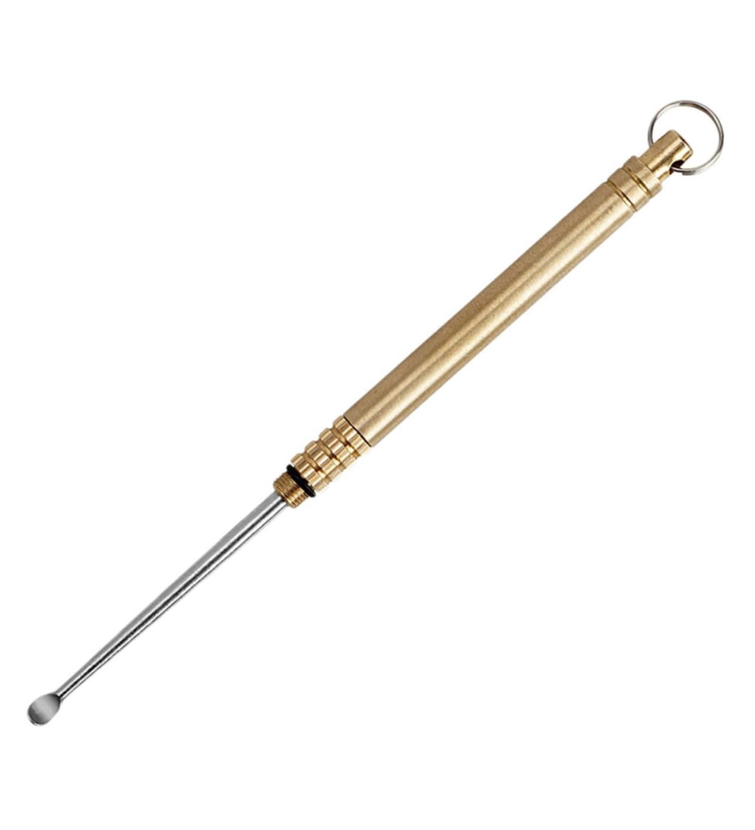 Titanium Alloy Ear Spoon Tool for Ear Cleaning - Golden Ear Picks for Earwax Removal and Ear Care - Buy Online on GoSupps.com