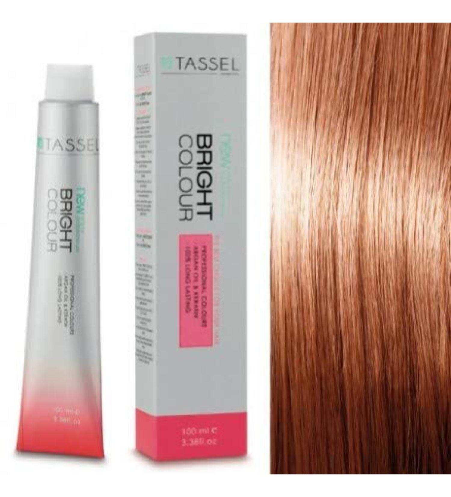No. 8.34 Light Blonde Golden Copper – tint with argan oil and Keratin 100 ml – Tassel
