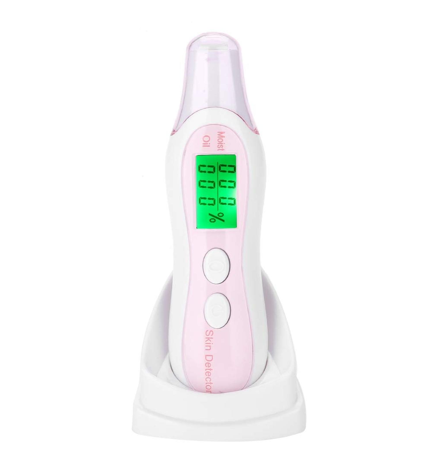 Skin Sensor Tester - 0-99.9% Facial Toner Moisturizing Oil Analyzer with Digital LCD Display - Precision Skin Care Tool - Buy Online on GoSupps.com