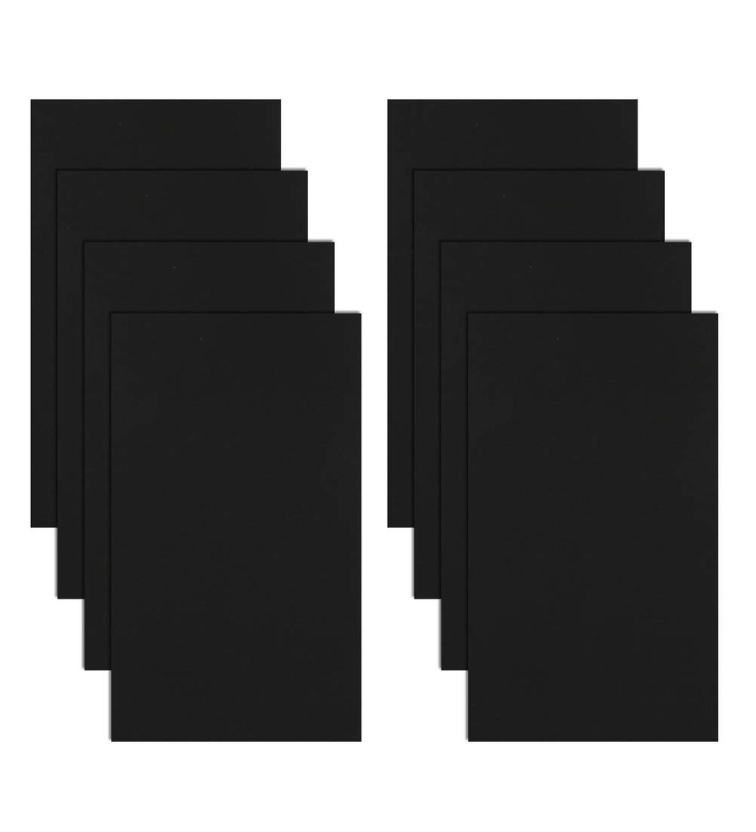 8Pcs Self-Adhesive Nylon Repair Patches | Waterproof Lightweight for Clothing, Jacket, Tent, Bag | Black 20x10cm - Buy Online on GoSupps.com