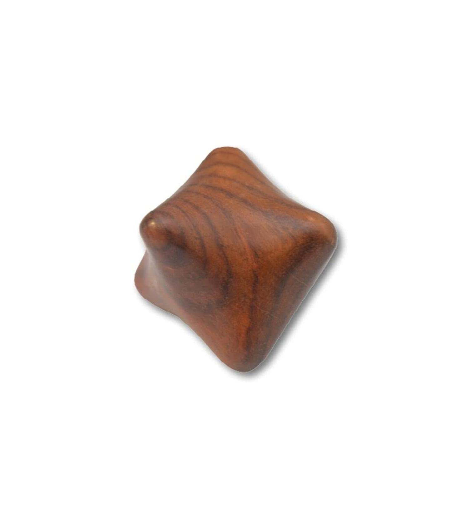 Massage cube | Polished hardwood | 1 piece