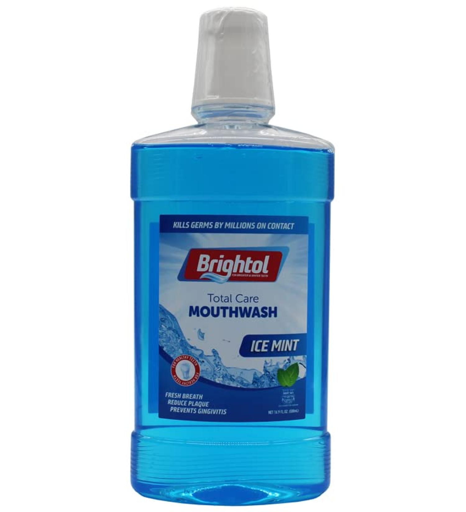 Brightol Mouthwash - Alpine Mint - Strong - 16.9 fl oz