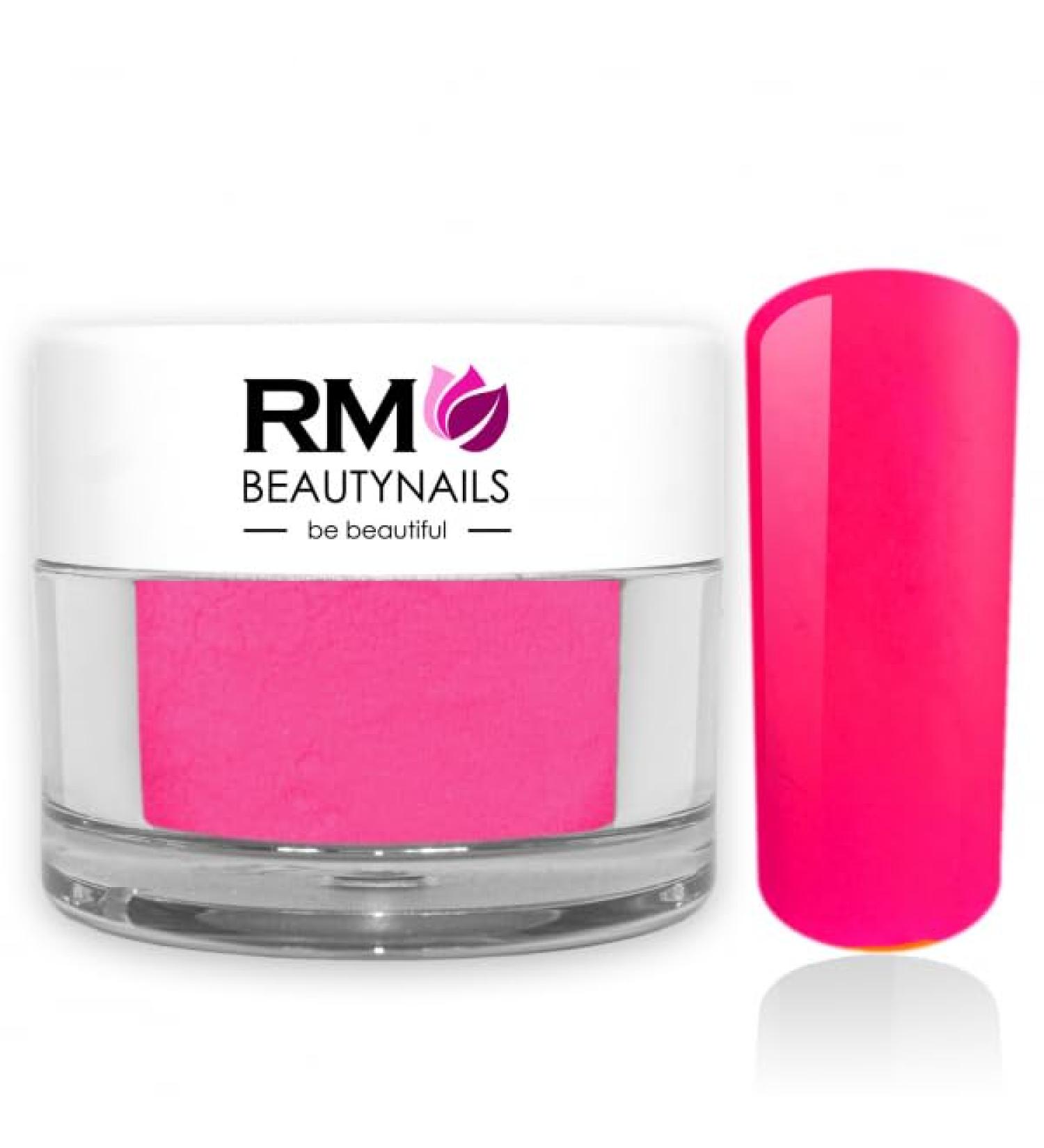 Acrylic Color Powder Neon Glow Pink - 10g for Stunning Nail Designs | RM Beautynails - International Shipping Available - Buy Online on GoSupps.com