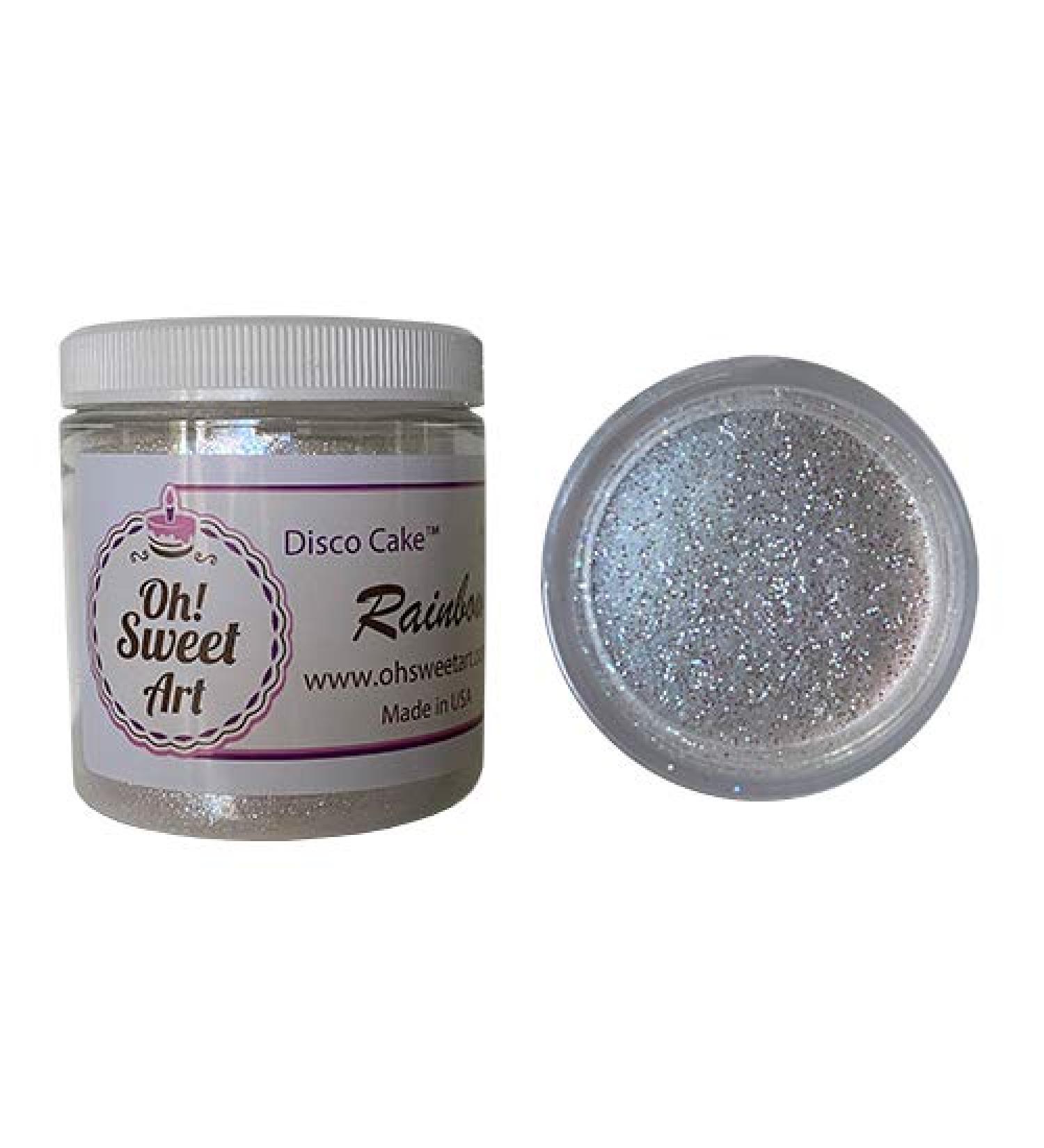 Rainbow Disco Cake Decorating Dust by Oh! Sweet Art - 4 oz - Buy Online on GoSupps.com
