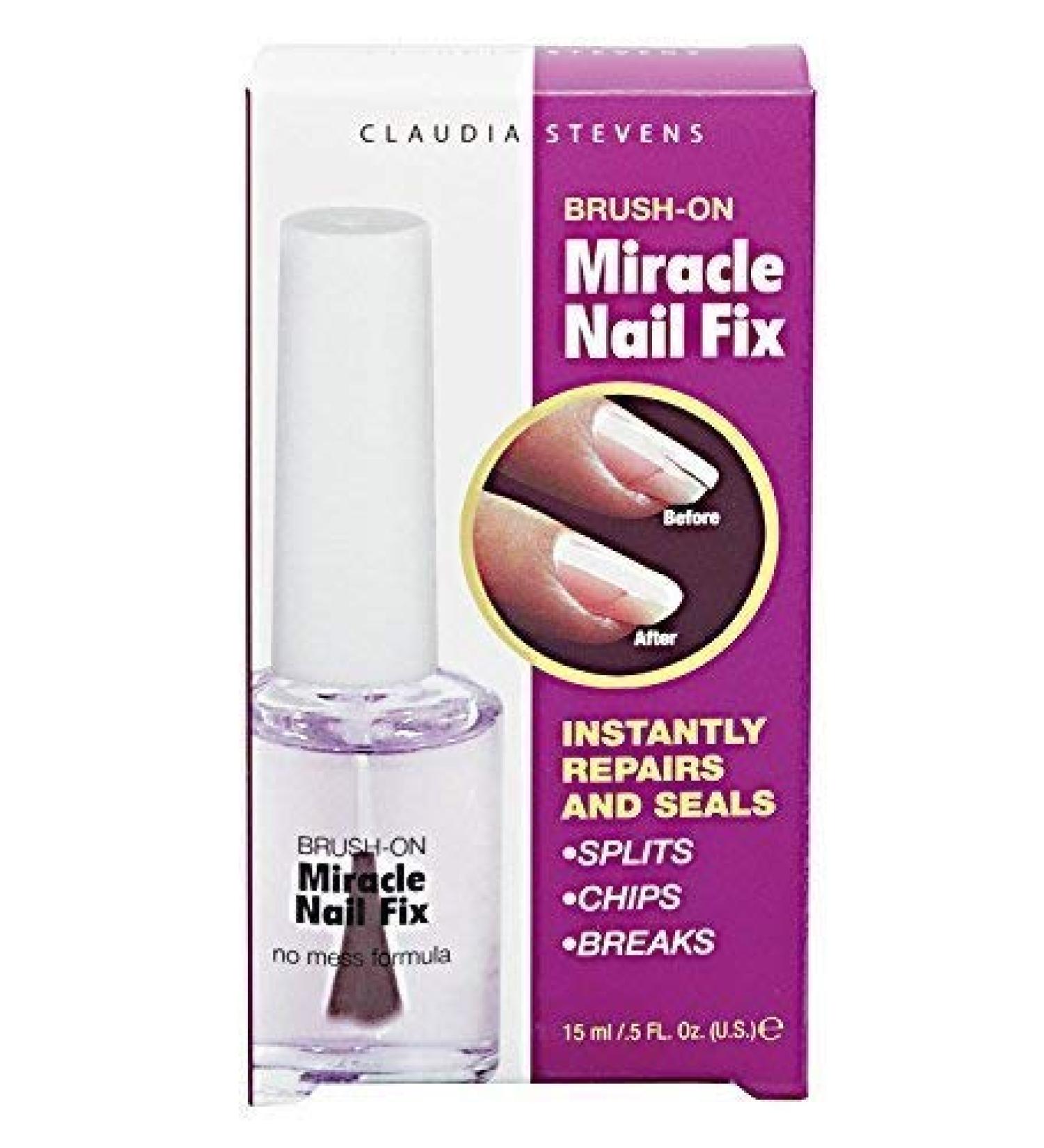 Claudia Stevens Miracle Nail Fix 0.5 oz - Nail Repair Solution - Buy Online on GoSupps.com