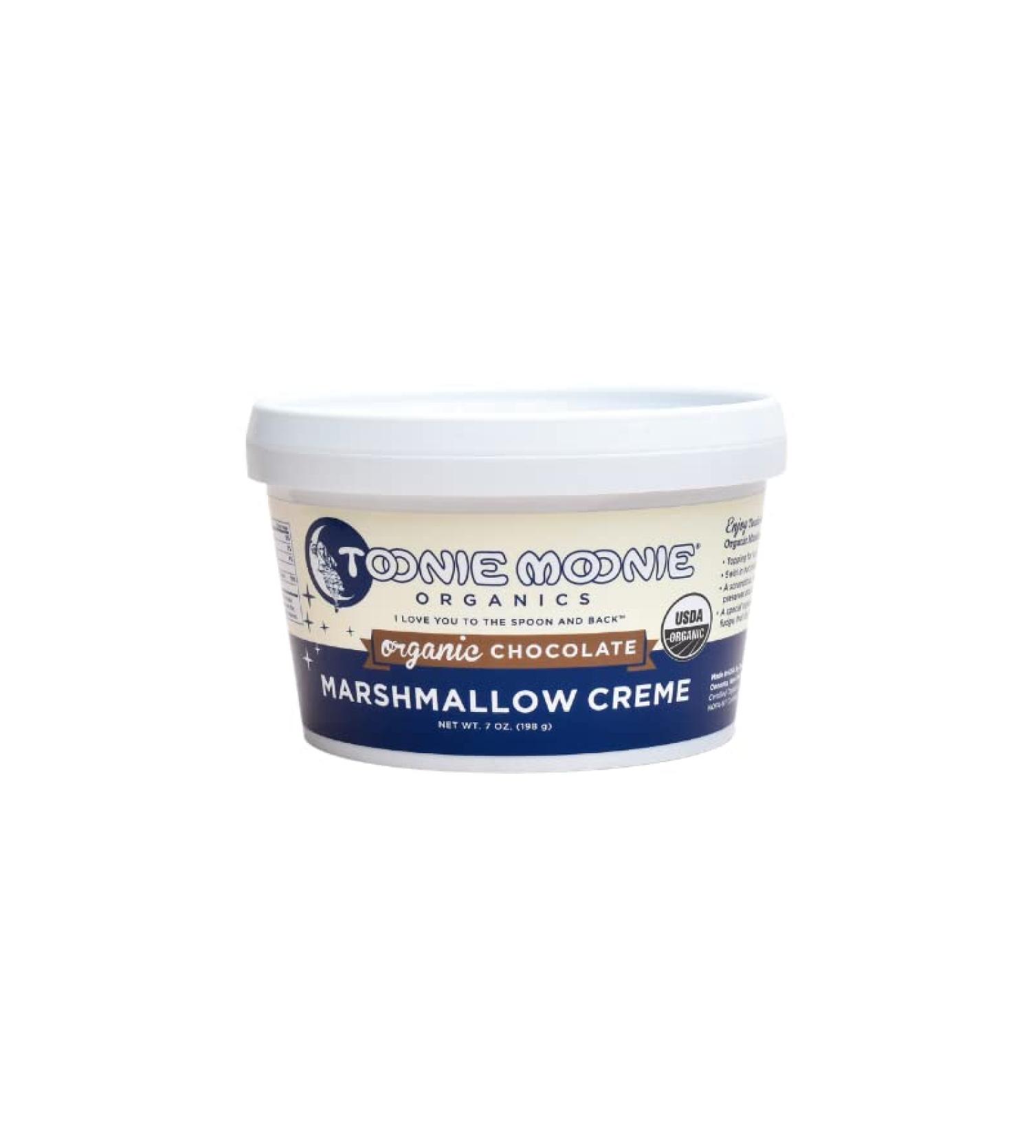 TOONIE MOONIE ORGANICS Organic Chocolate Marshmallow Creme 7 oz - Delicious and Natural Treat - Buy Online on GoSupps.com