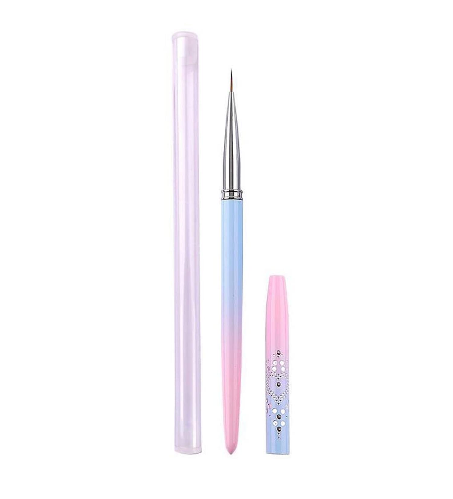 Dajidafu Nail Art Pen Sturdy Nylon Brush Skidproof Handle Nails Brushes Practical Lightweight Manicure Tools Drawing Friend DIY 9mm - Buy Online on GoSupps.com