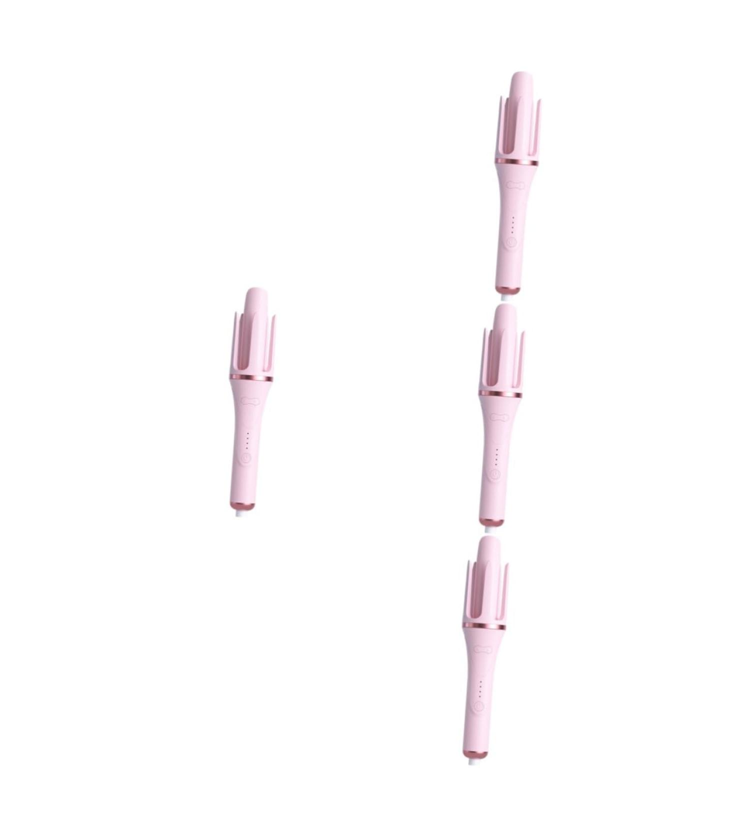 Baluue 4pcs Automatic Hair Crimper Abs Automatic Hair Curling Wand Curling Wand Pink 32.50X5.50X5.50CMx4pcs Pinkx4pcs - Buy Online on GoSupps.com