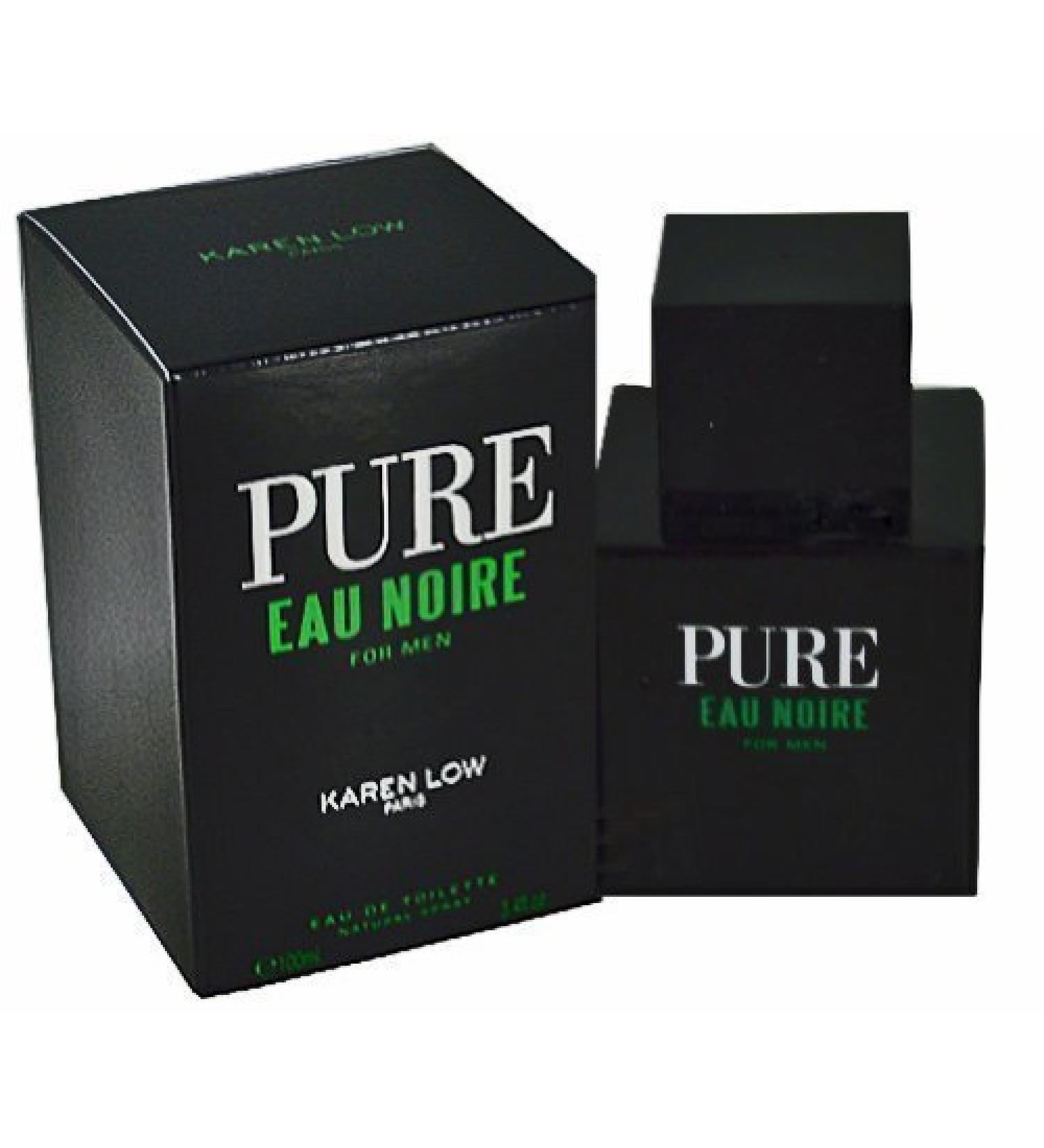 Pure Eau Noire by Karen Low 3.4 oz Eau De Toilette Spray for Men by Karen Low