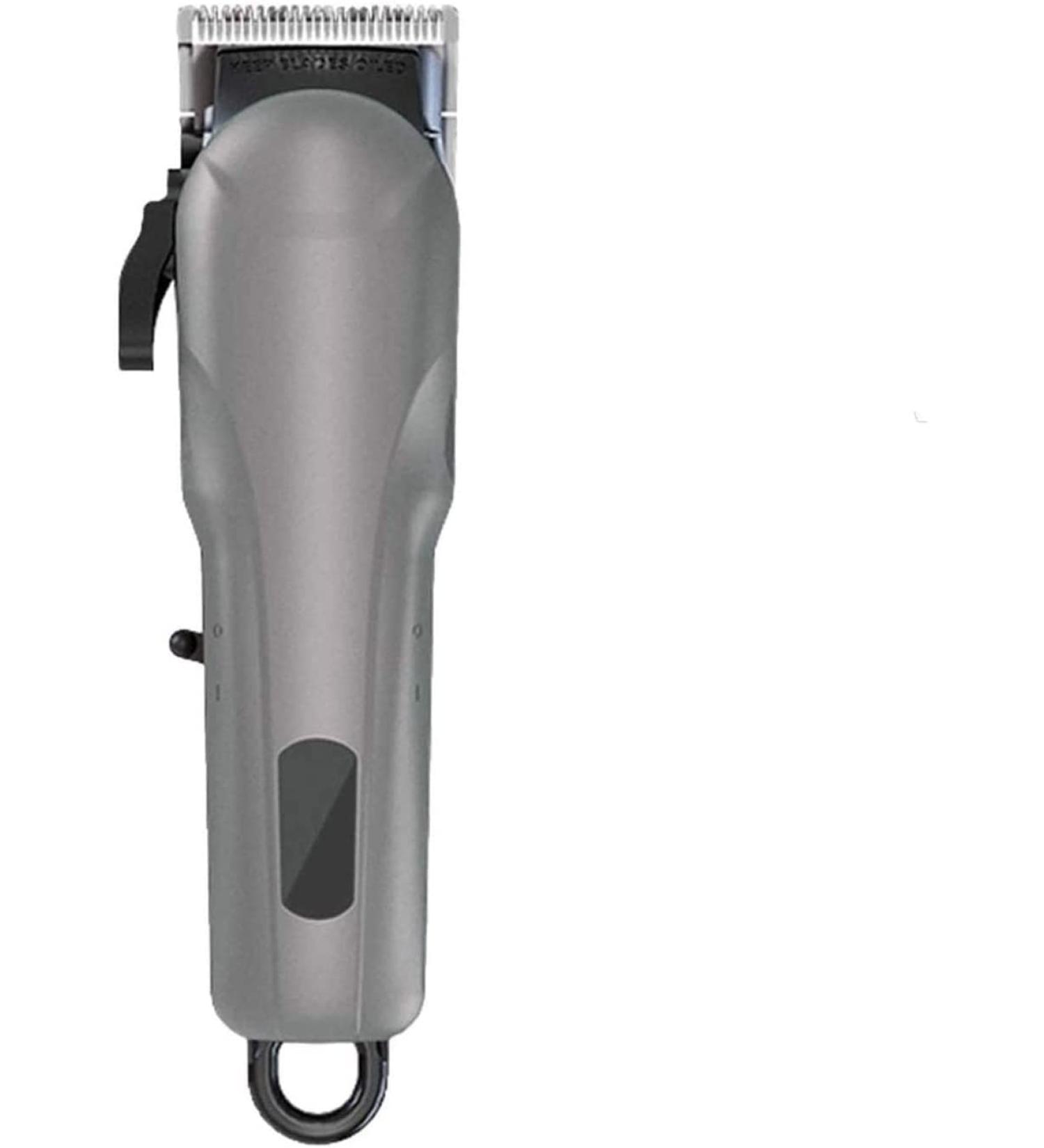 Professional Cordless Hair Clipper for Men - Rechargeable Haircutting & Grooming Kit | Ideal for Barbers & Home Use - Gray - Buy Online on GoSupps.com