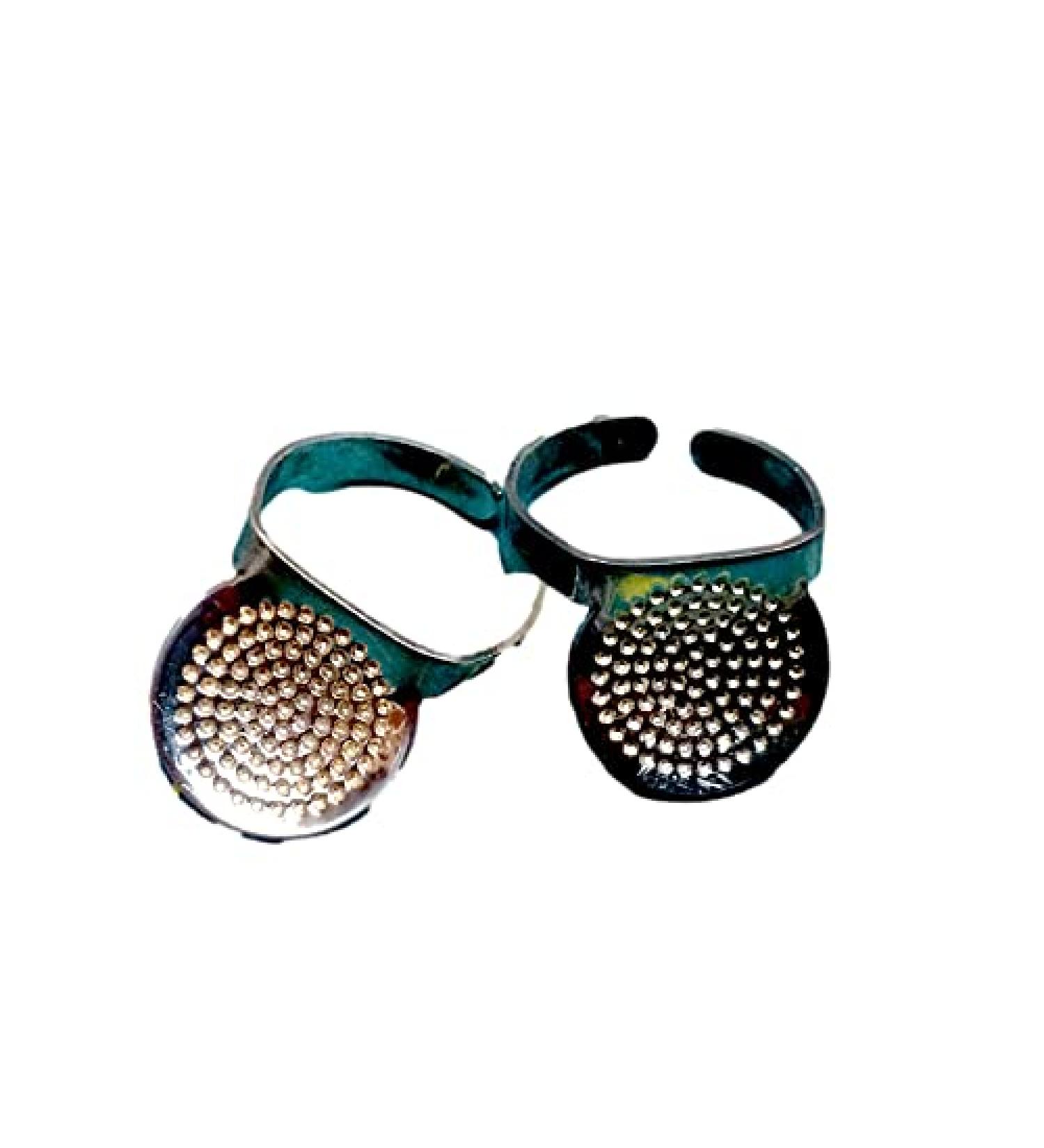 Sashi.Co Sashiko Round Shape Thimble Set - Pack of 2 - Buy Online on GoSupps.com