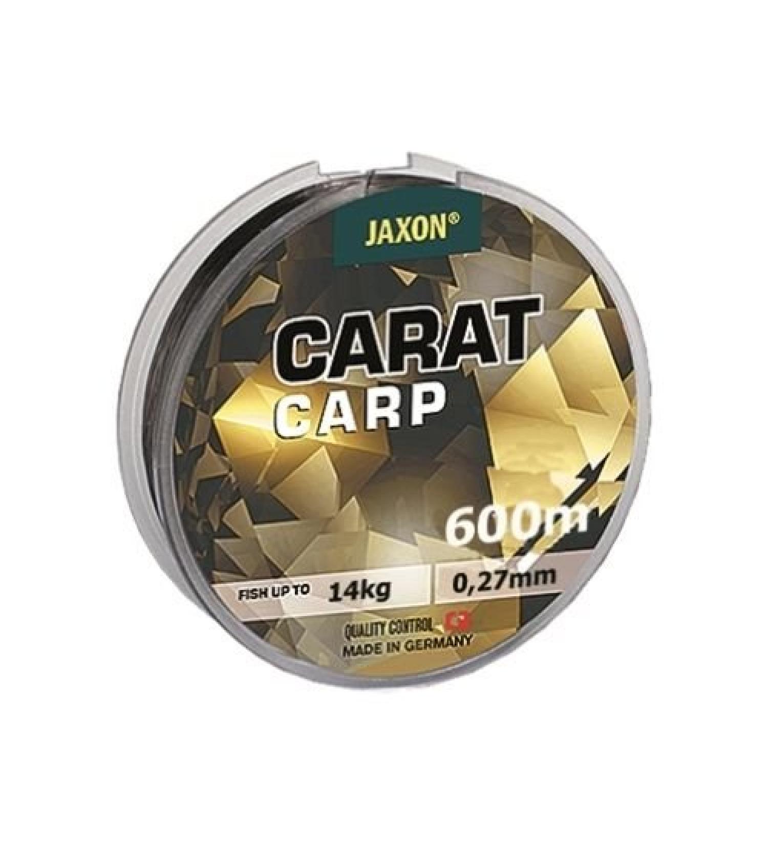 Jaxon fishing line Carat CARP 600m spool monofilament carp line fast sinking TOP! 0.27mm / 14kg