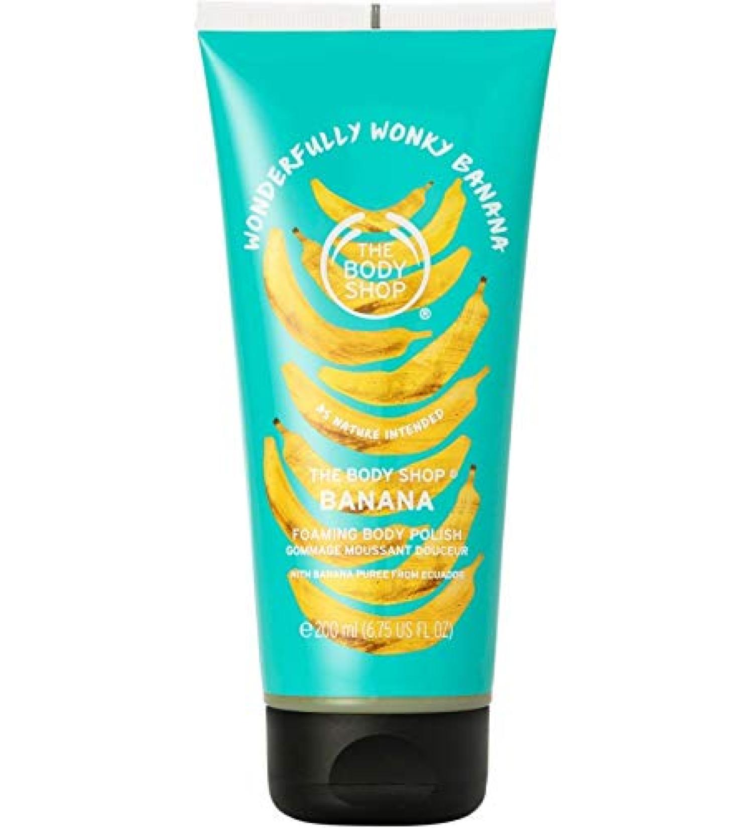 The Body Shop Special Edition Wonderfully Wonky Banana Body Polish 200ml