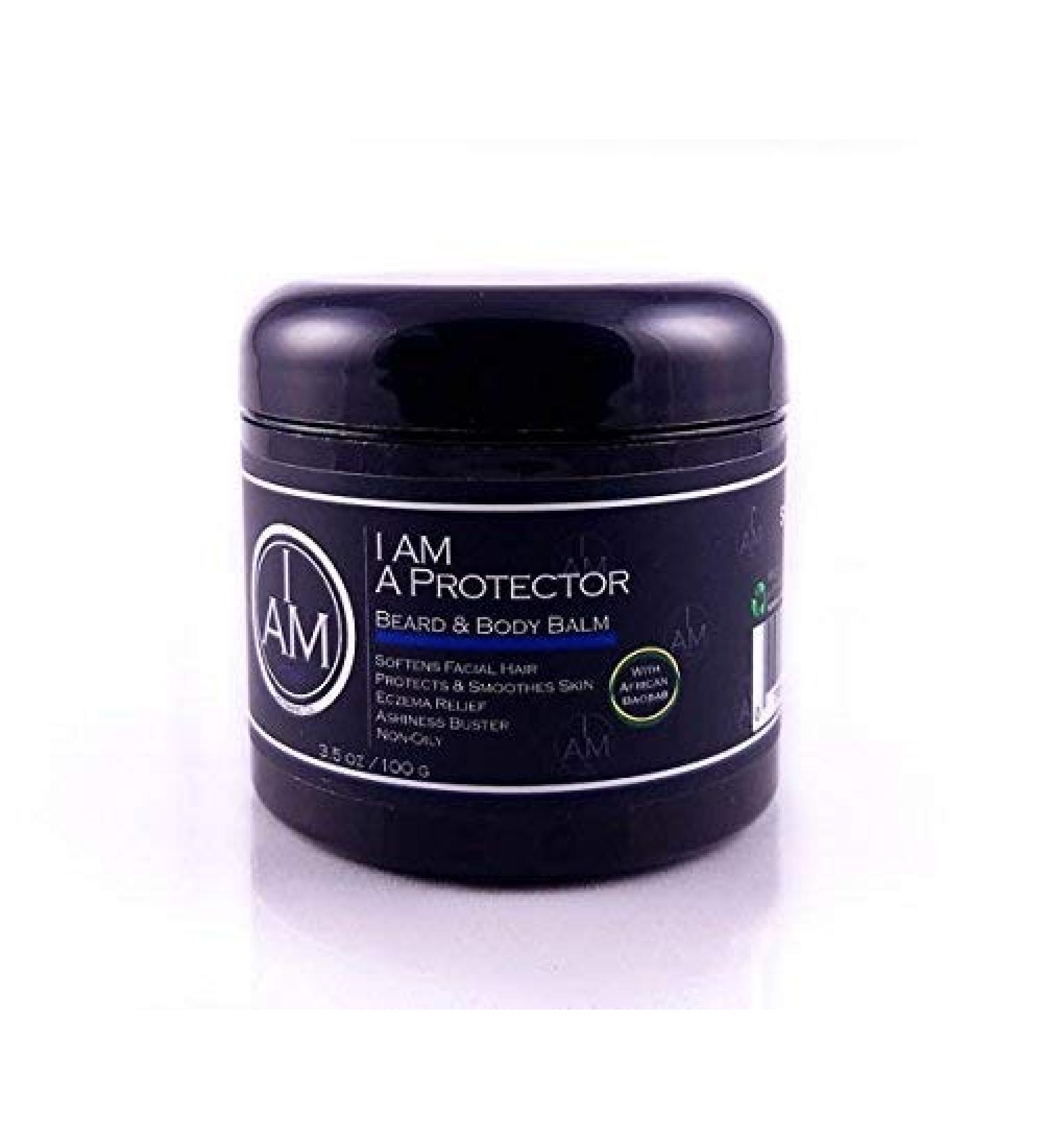 I AM Grooming Co. - I AM A Protector Natural Wax Free Beard & Body Balm - 3.5 oz Jar