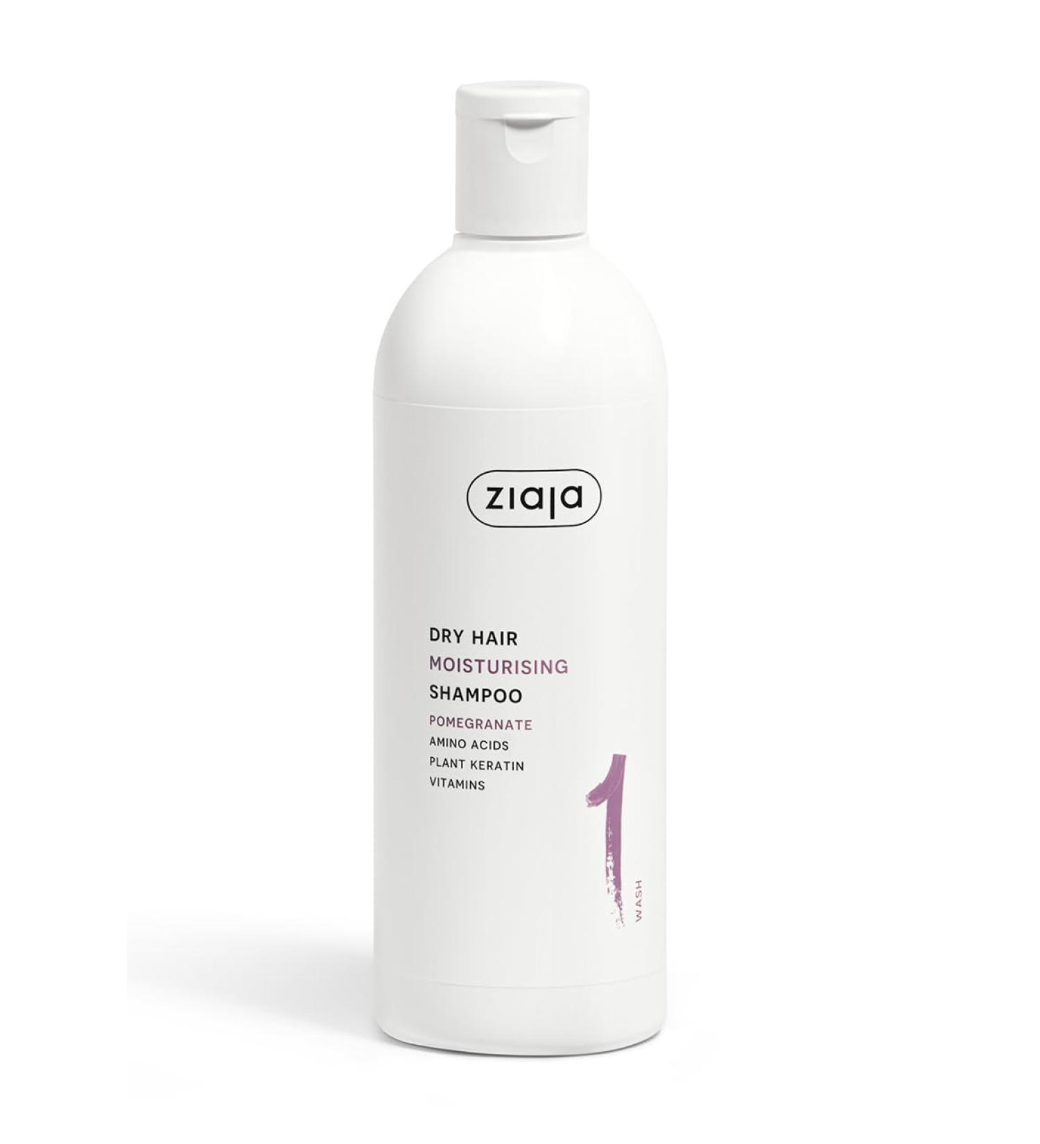  Ziaja Plant Essentials Pomegranate Moisturizing Shampoo 400 ml - Buy Online on GoSupps.com