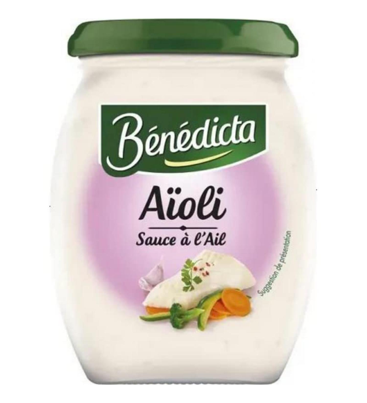 Bénédicta Aioli Garlic Sauce 260g (Pack of 6)