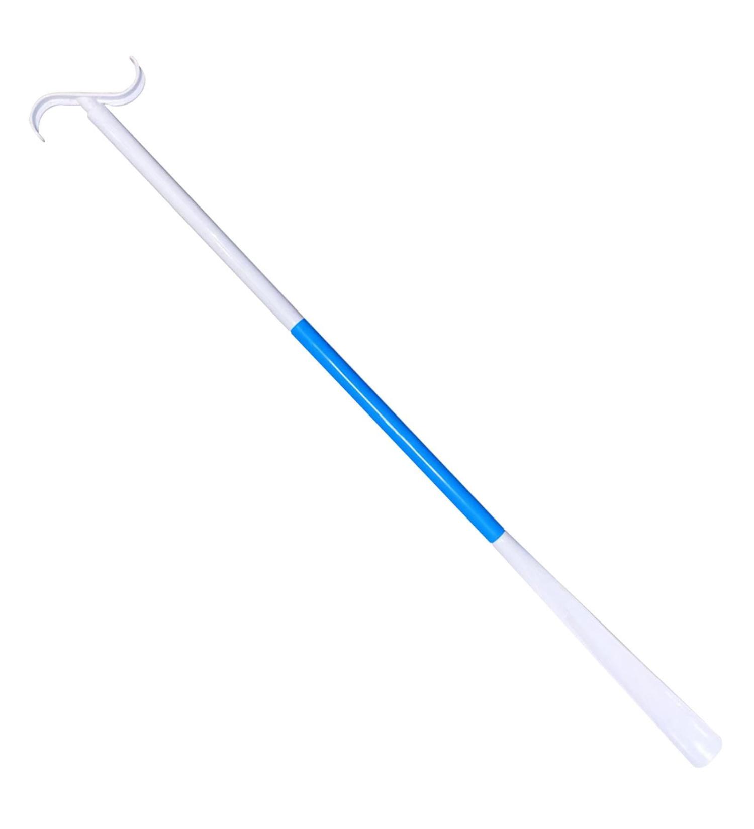 Zumego Fengr-UK Sock Assistant for Seniors | Multifunctional Sock Aid with Adjustable Pulling Hook | Blue/White - Buy Online on GoSupps.com