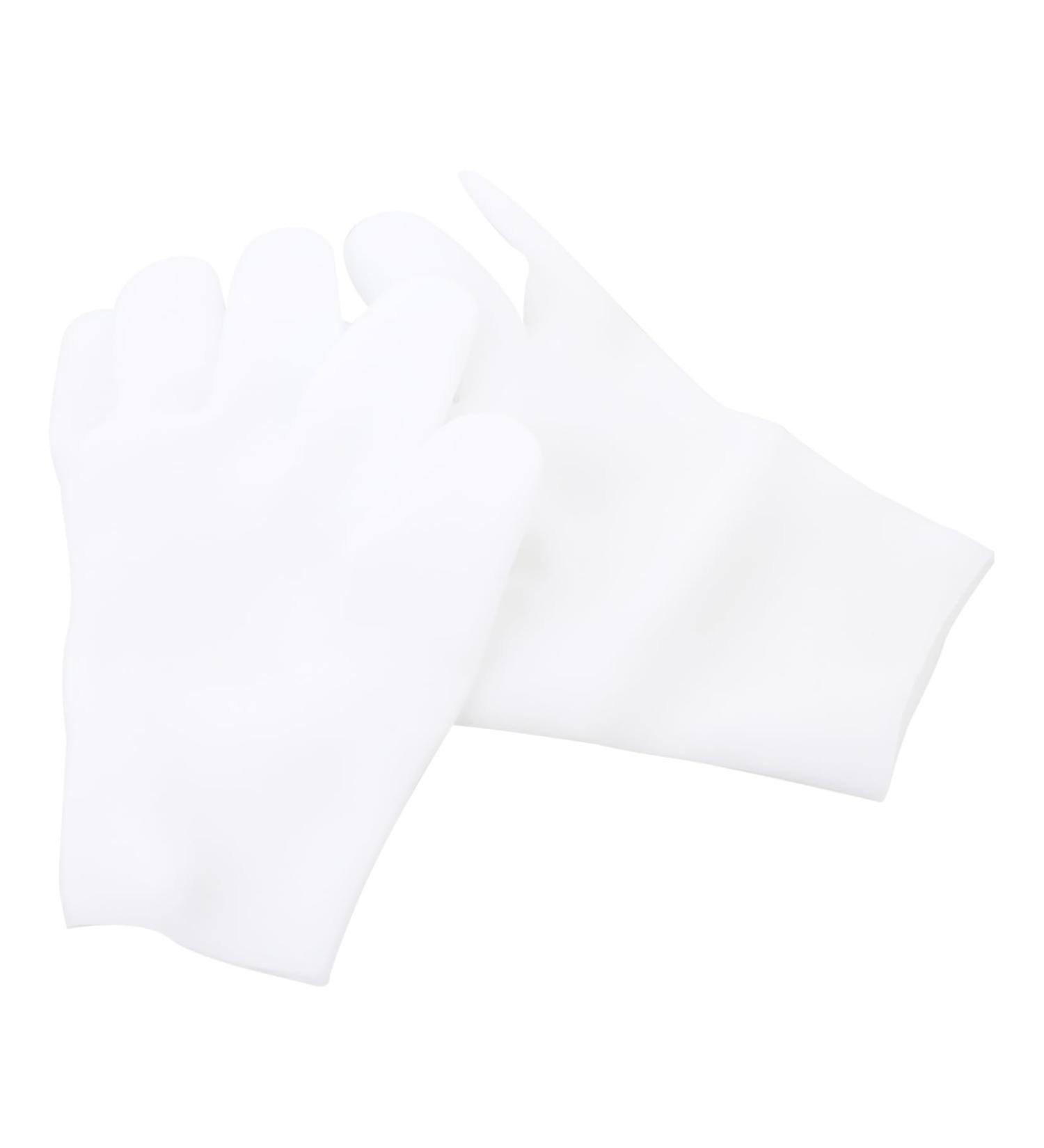 FRCOLOR 2 Pairs Moisturizing Gloves Anti- Cracking Mitten Ladies Mittens Anti- Wrinkle Gloves Hand Softening Gloves Black Gloves Hands Beauty Masks Hand Cream Dryness Women's White Sebs - Buy Online on GoSupps.com