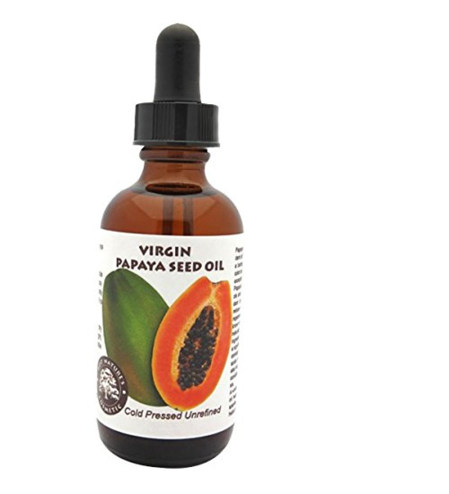 Best Nature's Cosmetics Papaya Seed Oil - Virgin (Cold Pressed  Unrefined) combat skin imperfections  large pores  dark spots and blemishes 1oz (30ml) 1 Fl Oz (Pack of 1)