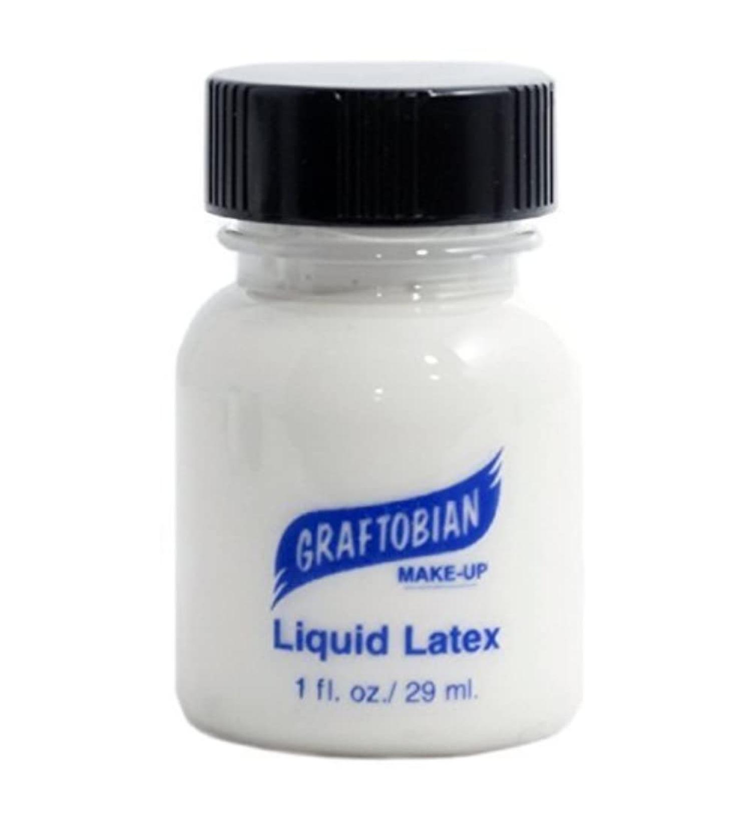 Graftobian Liquid Latex SFX Makeup - Skin Safe Adhesive for Theatre Cosplay & Halloween - 1 oz | International Shipping Available - Buy Online on GoSupps.com