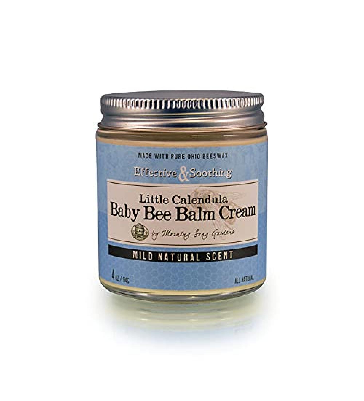 Organic Baby Bee Balm Cream - Little Calendula 2 oz | All-Natural Skincare for Babies - Buy Online on GoSupps.com