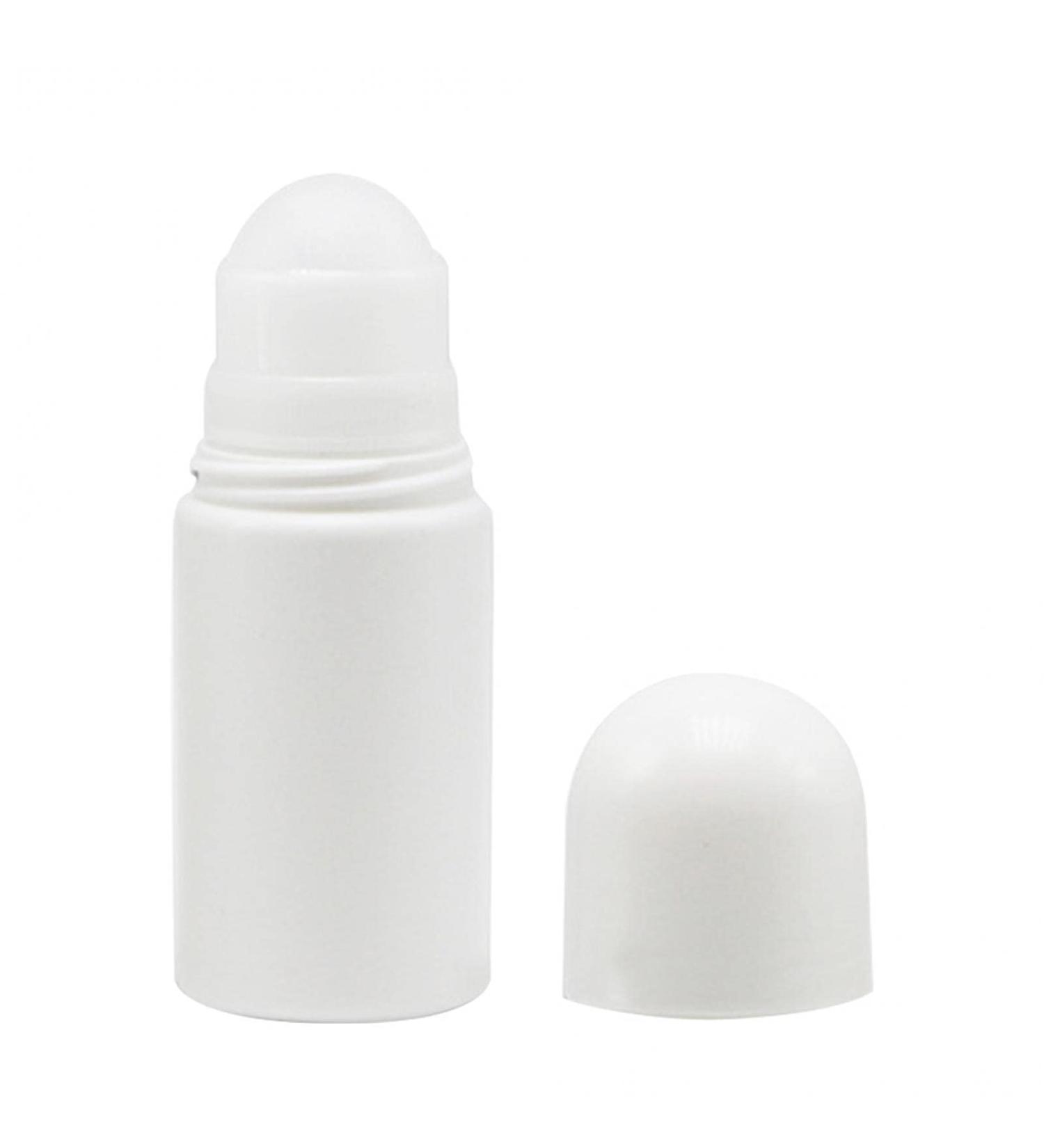 DASNTERED Roll On Bottle Portable 4pcs 50ml Empty Refillable Lip Balms Essential Oil Roll On Bottle Leak-Proof DIY Deodorant Containers For Sunscreen Moisturizer etc - Buy Online on GoSupps.com