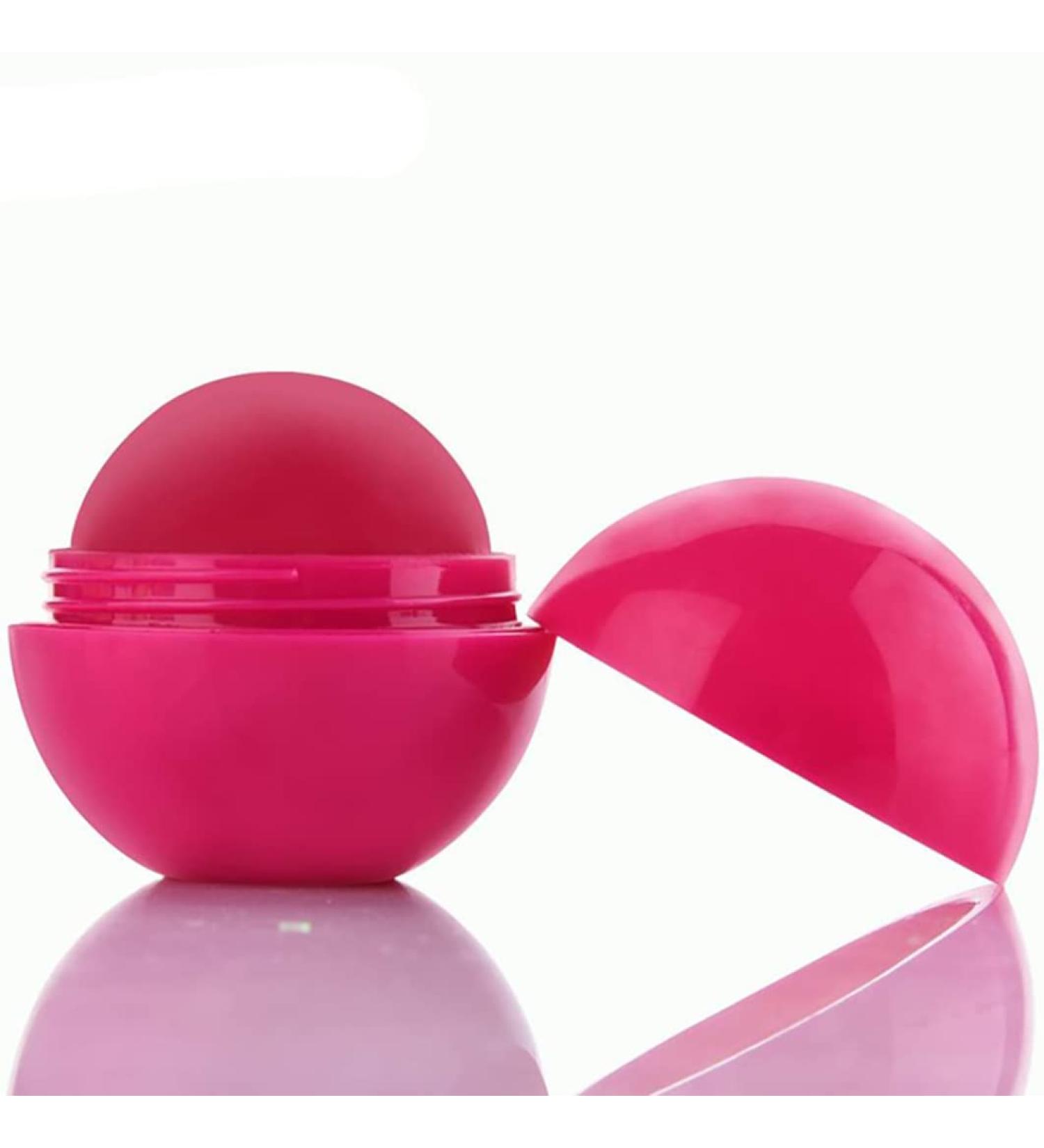 Natural Moisturizing Lip Balm Smooth Ball Healing Lip Balms Fruit Flavoured Lips Care Fully Hydration Lipstick (Orange) for Home