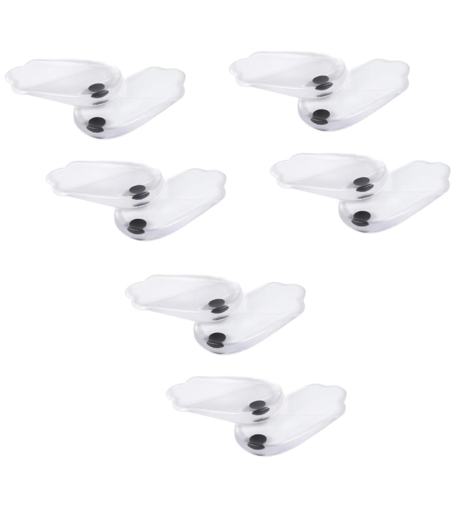 NOLITOY Magnetic Massage Insoles - 6 Pairs Silicone Arch Support & Heel Cups for Foot Comfort | Unisex Shoe Inserts - Buy Online on GoSupps.com