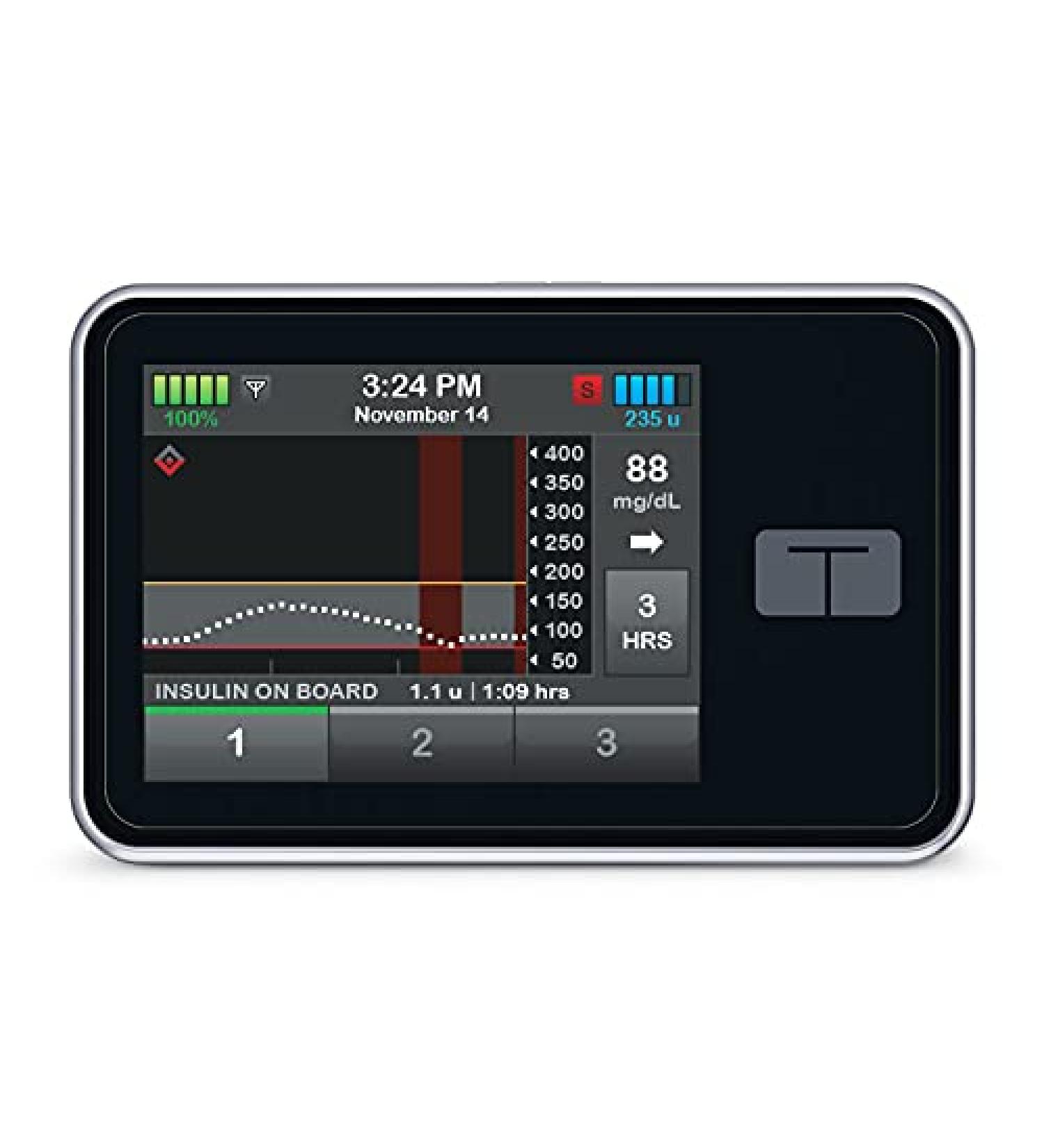 USAstar-SNK Premium Tempered Glass Screen Protector for Tandem Diabetes Care Pumps (2 Pack) - Protect Your T Flex, T Slim G4, and T Slim X2 Insulin Pumps - Buy Online on GoSupps.com