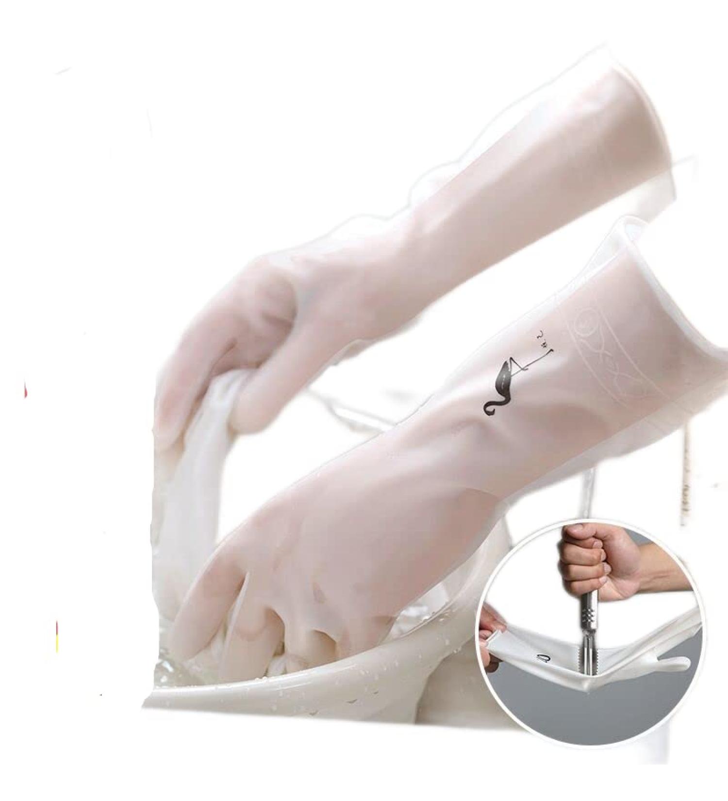 ILEYLI dishwashing gloves cleaning gloves Reusable household gloves rubber dishwashing gloves(2 pairs) - Buy Online on GoSupps.com