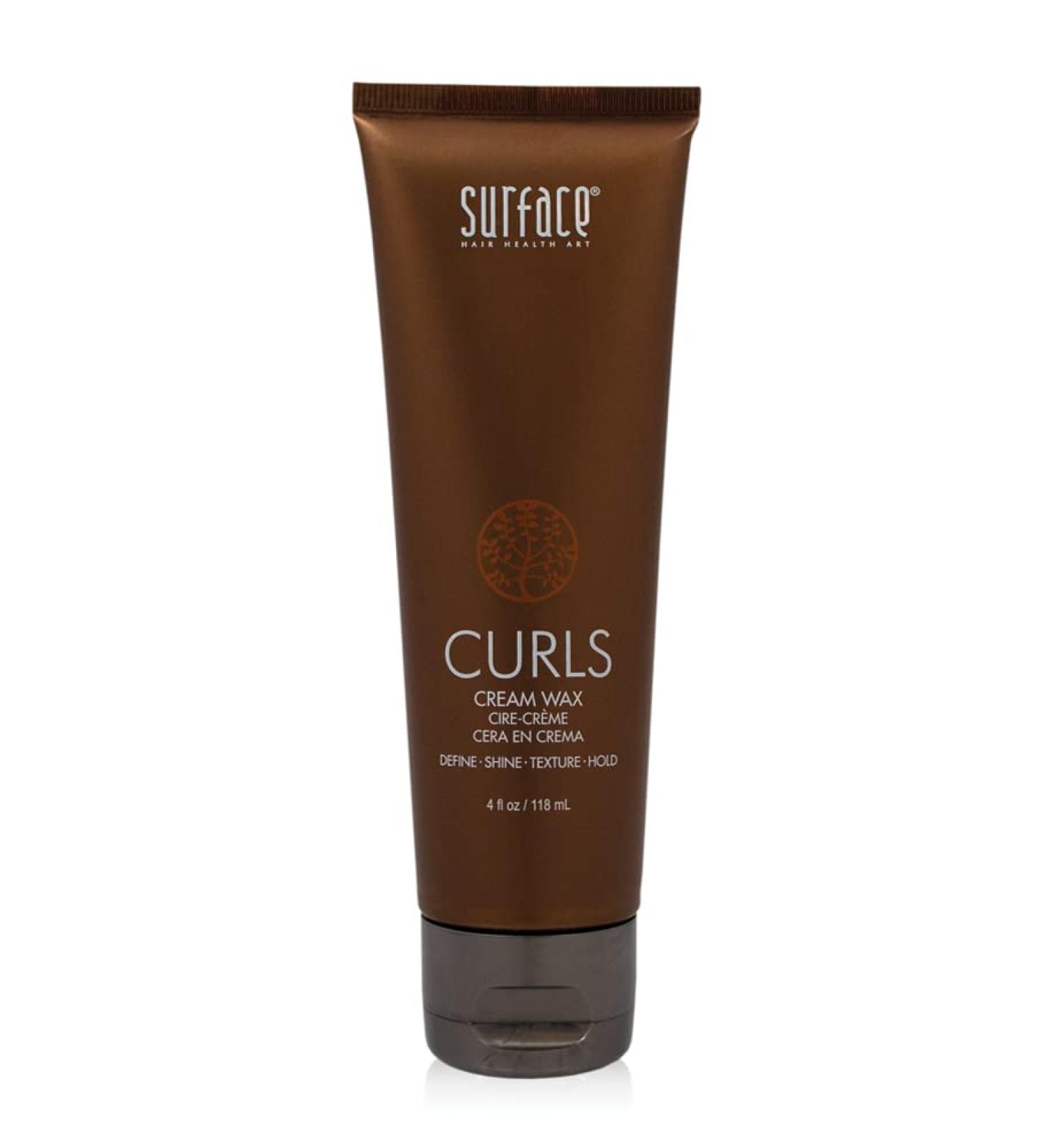 Surface Hair Curls Cream Wax - Define Add Shine & Texture to Curly Hair with Cocoa & Shea Butter - 4 Fl. Oz | International Shipping Available - Buy Online on GoSupps.com