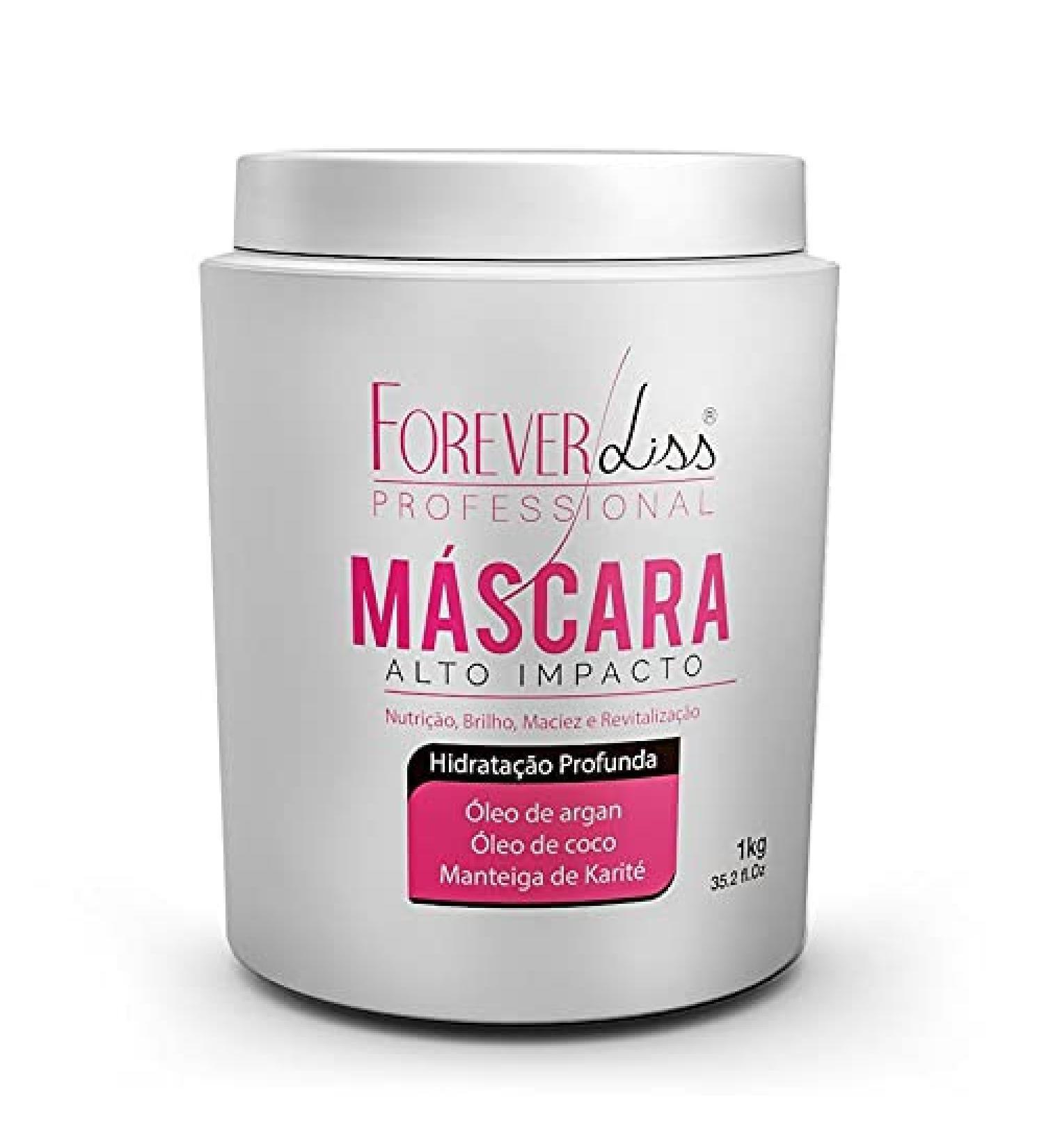 Forever Liss - Linha Alto Impacto - Mascara de Hidratacao 1000 Gr - (High Impact Collection - Hydration Mask Net 35.27 Oz)