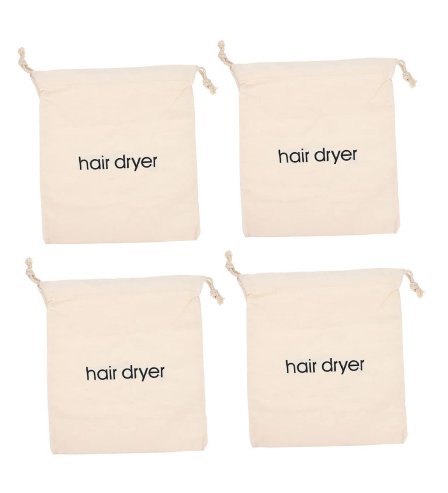 Healeved 4pcs Hair Dryer Storage Bag Travel Hair Dryer Bags Creative Storage Bag Universal Hair Dryer Containers Drawstring Hair Dryer Carriers Cloth Storage Bag Outdoor Hair Dryer Bags - Buy Online on GoSupps.com