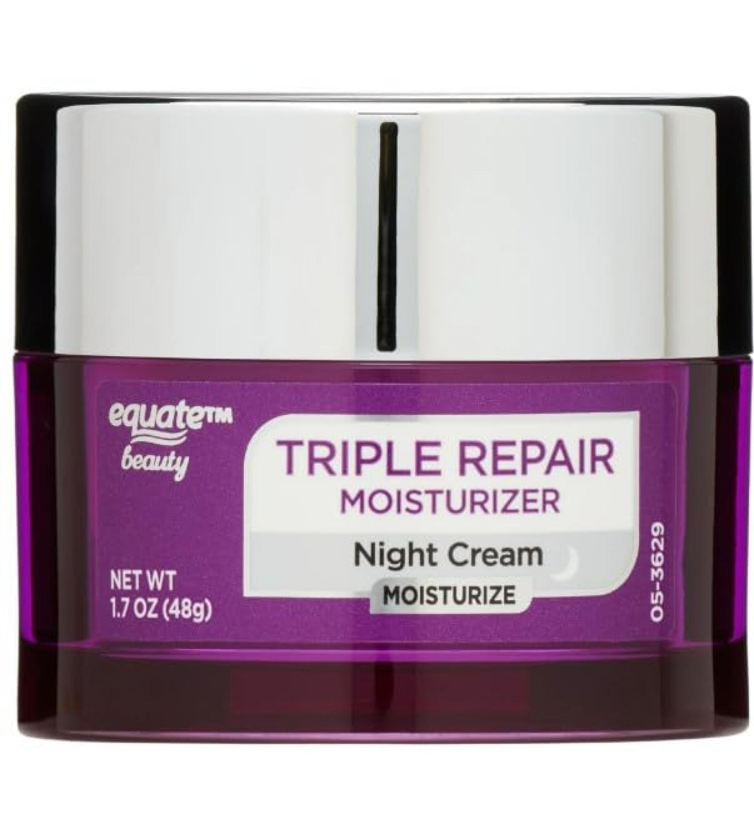 Triple Repair Moisturizer Night Cream - Hydrating Formula for All Skin Types | 1.7 oz | International Shipping Available - Buy Online on GoSupps.com