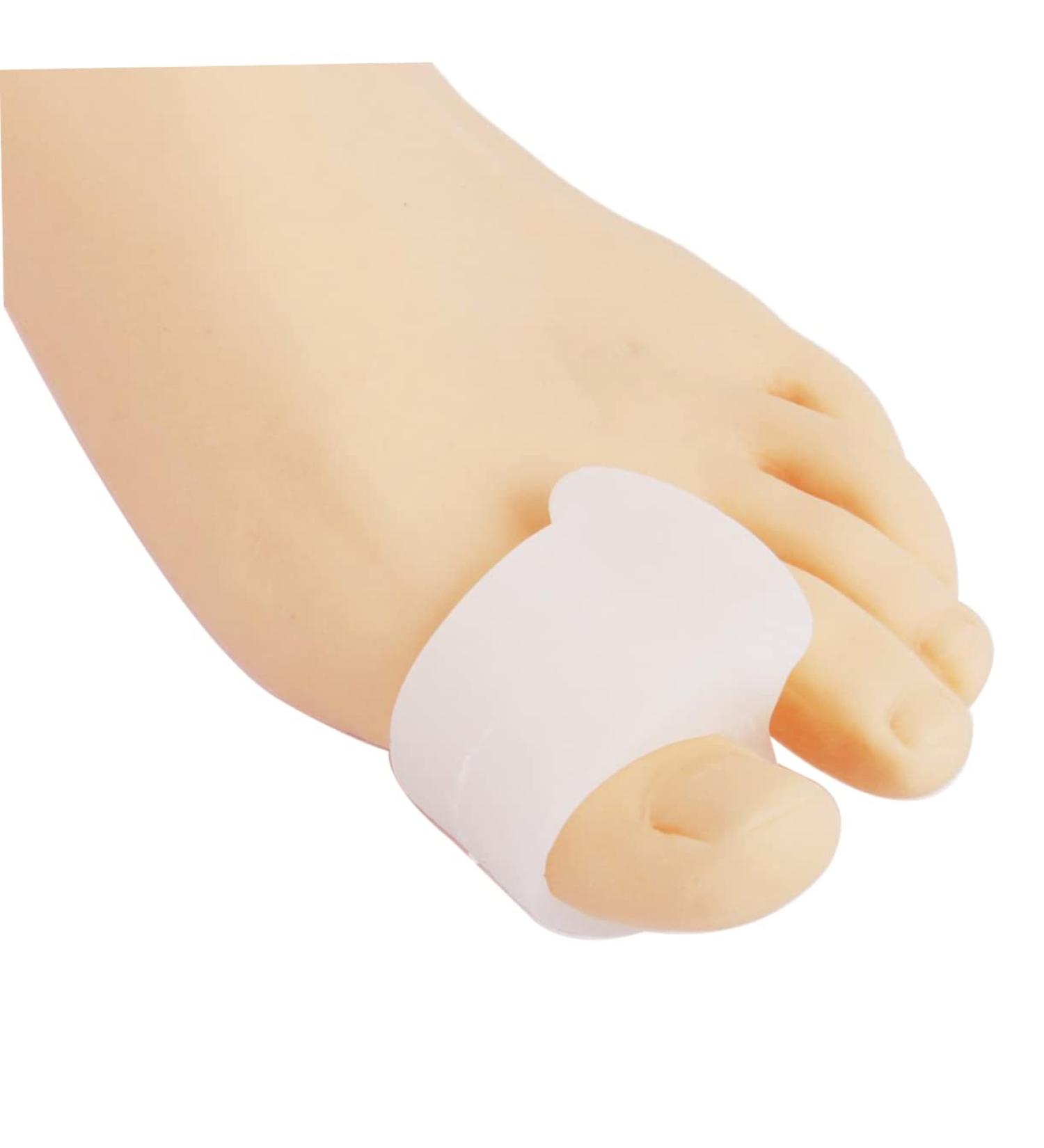 Small Toe Orthotic Sleeves - Pinky Toe Straightener & Spacer Pair for Protective Nursing Care | Little Toe Cushion & Protector - Buy Online on GoSupps.com