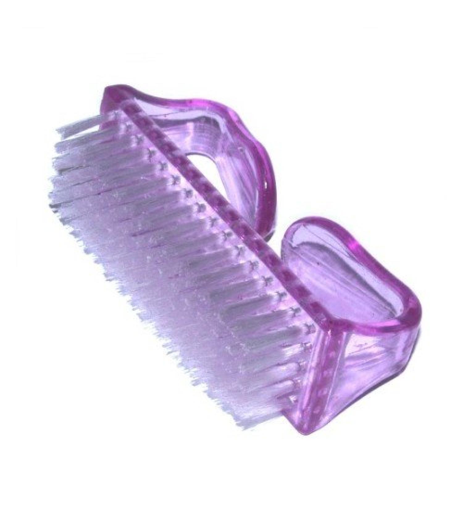 N&BF nail brush purple |Soft hand washing brush (medium -sized) |Cleaning brush with gentle bristles |Hand brush for manicure pedicure & haggling distance distance