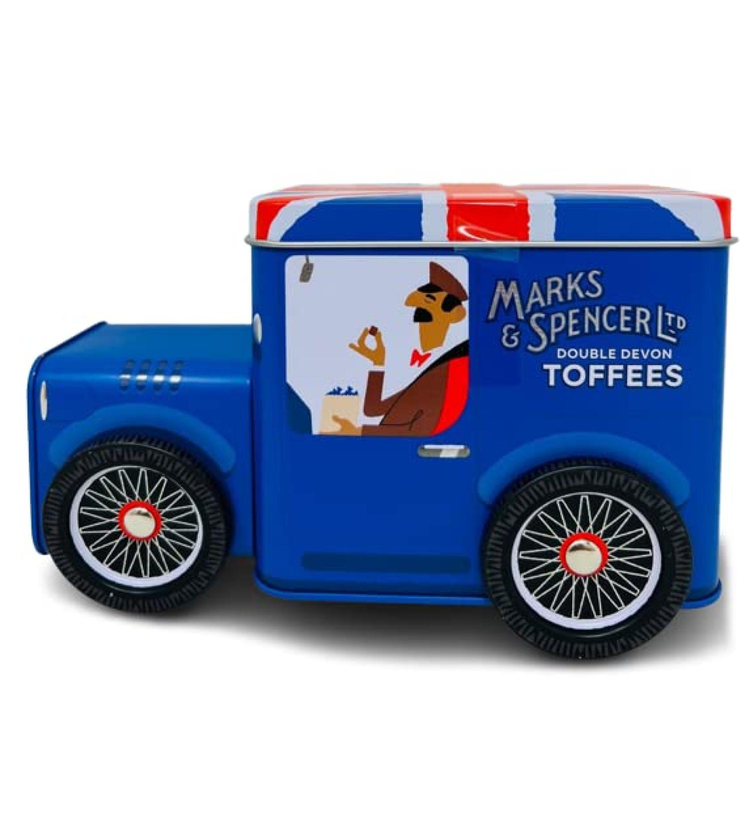 Coronation Double Devon Butter Toffees Tin - Marks and Spencer M&S - in Premier Life Store Box - Buy Online on GoSupps.com