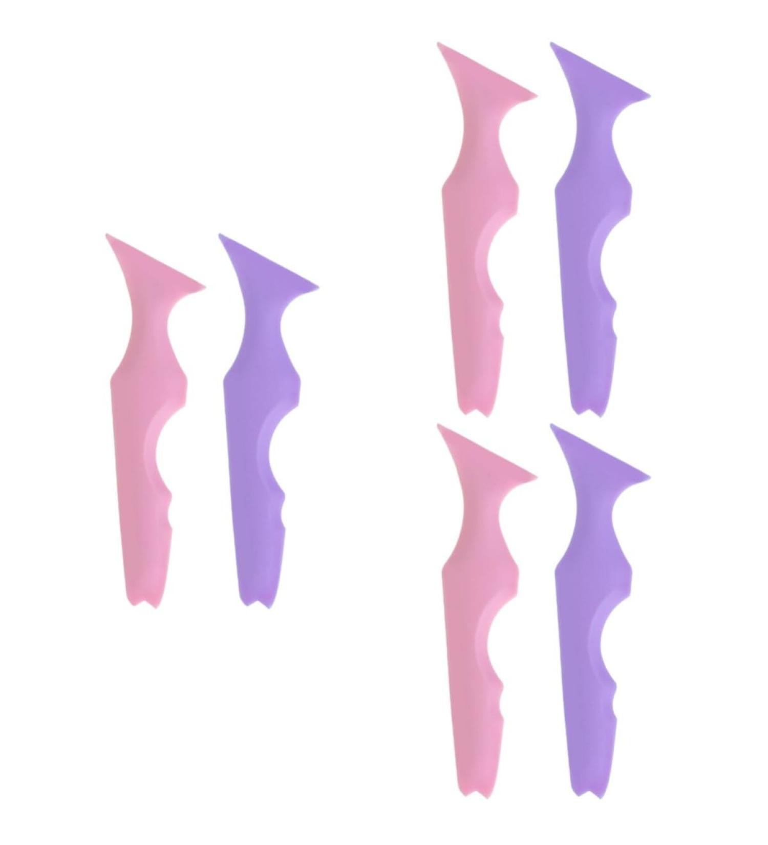 Baluue 6 Pcs Silicone Beauty Ruler Facial Tape Winged Eyeliner Stencil Eye Liner Stencil Masks Spoon Makeup 15X4.15CMx3pcs Assorted Colorx3pcs - Buy Online on GoSupps.com
