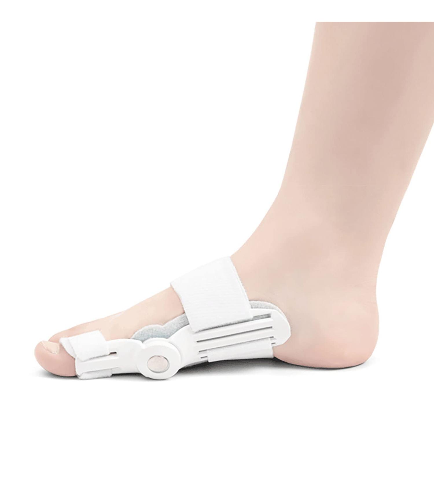 ALINZO Bunion Corrector Sleeves - Non-Surgical Bunion Relief for Women and Men - Hallux Valgus Correction and Pain Relief - Big Toe Separator (White) - Buy Online on GoSupps.com