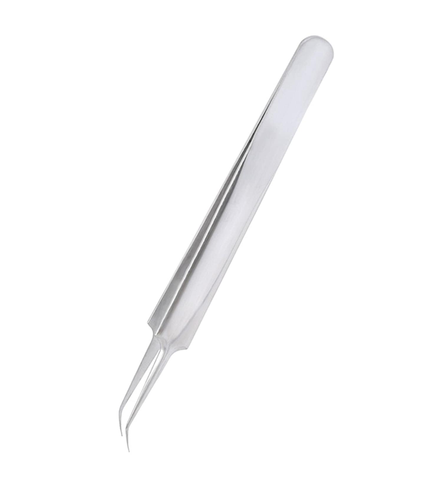 Plumdrop Eyelash Tweezers for Extensions | Stainless Steel Straight & Curved Tips | Volume Eyelash Tools - Buy Online on GoSupps.com