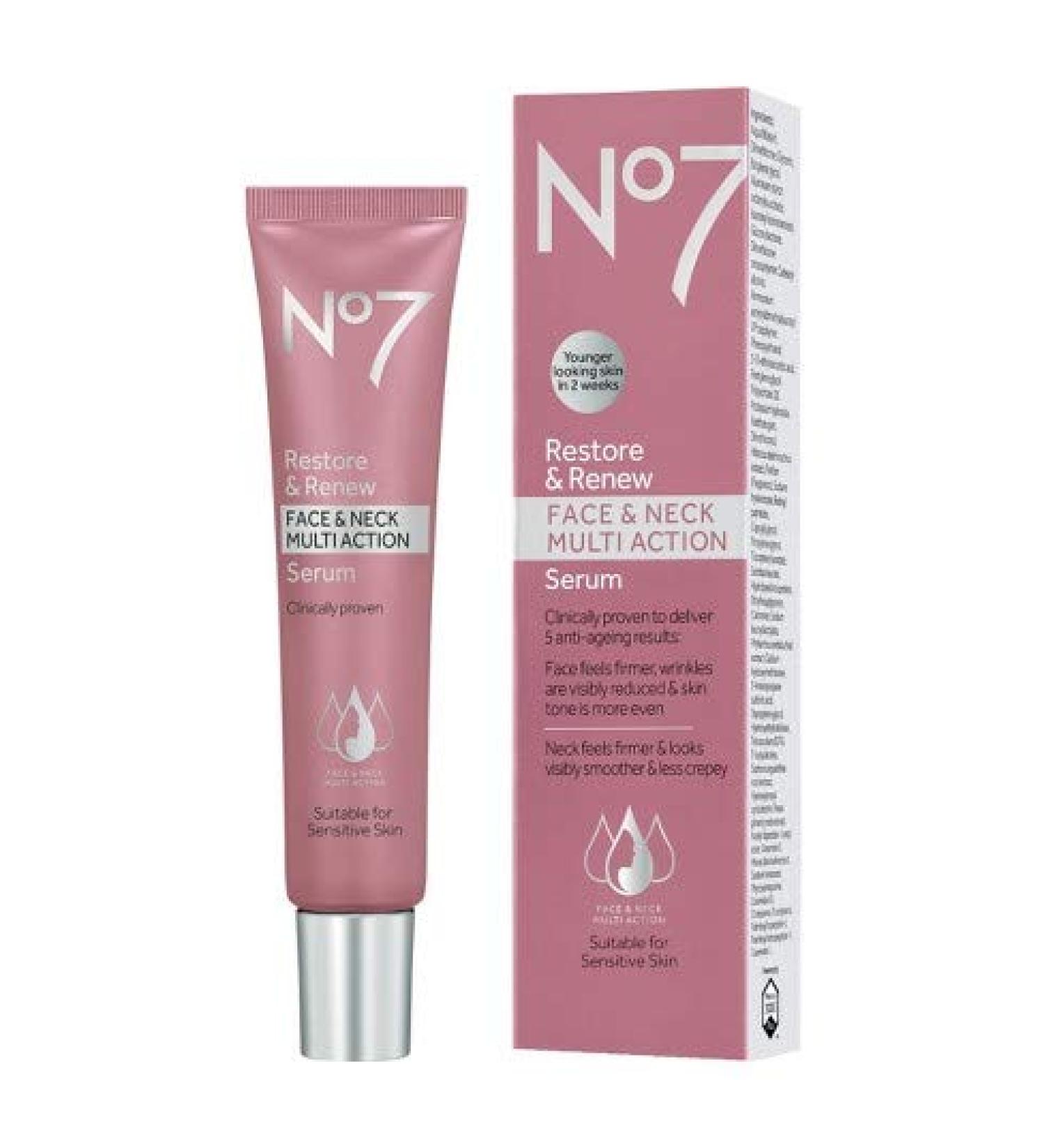 No7 Restore & Renew Multi-Action Serum 2.5fl oz/ 75 ml