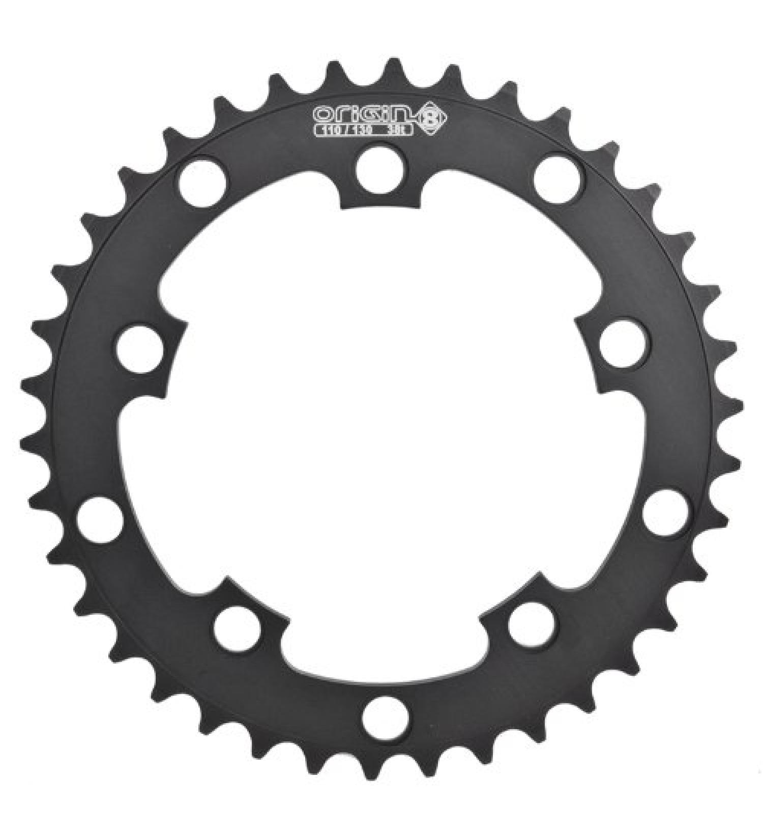Origin8 BMX/Singlespeed/Fixie Chainrings Black 46t, 110/130 BCD, 1/8
