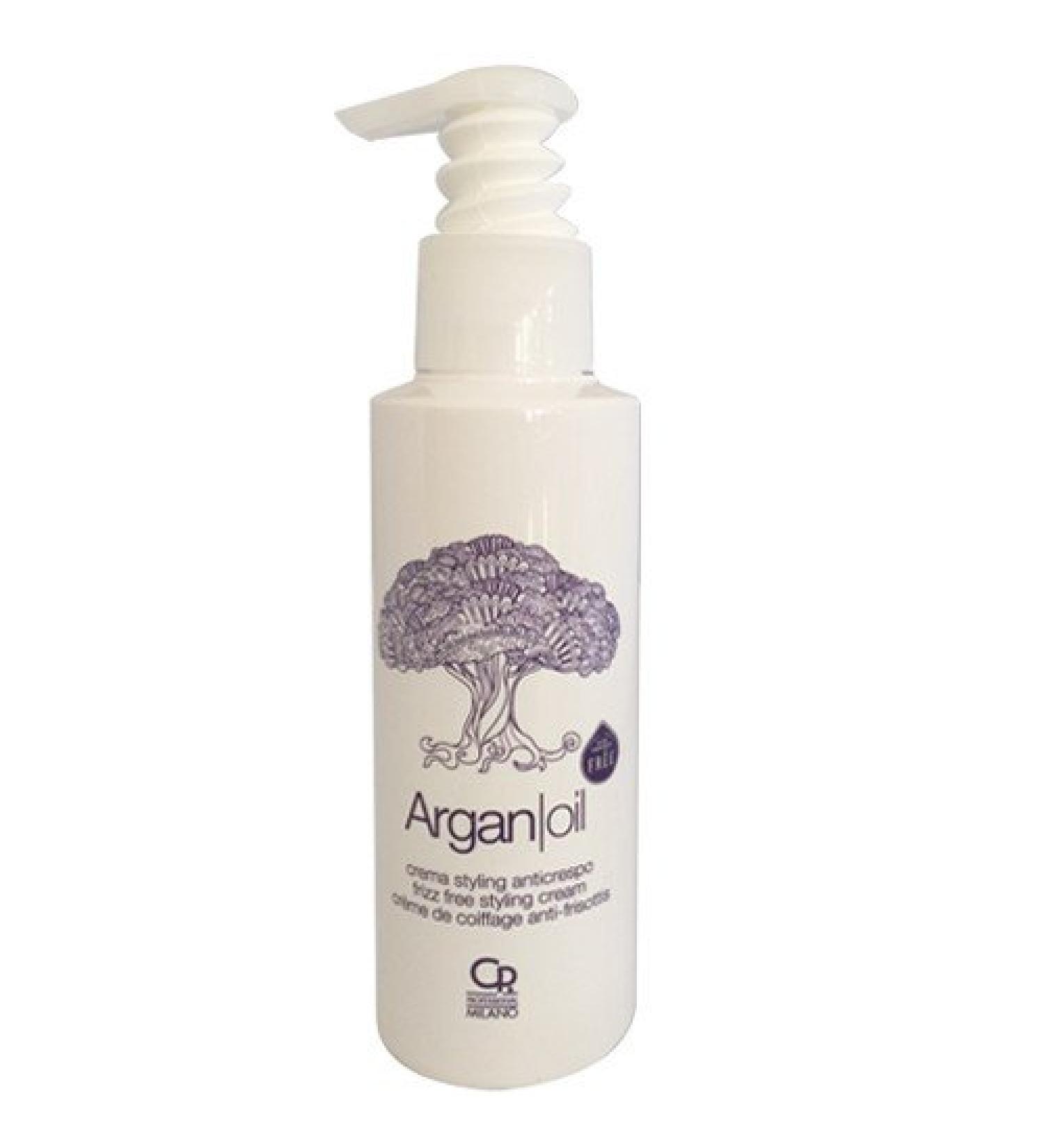Argan Oil - Anti-Frizz Styling Cream - Professional Treatment Balm for Dry and Brittle Hair with Argan Oil - For Curly and Frizzy Hair - Paraben Free - 125 ml