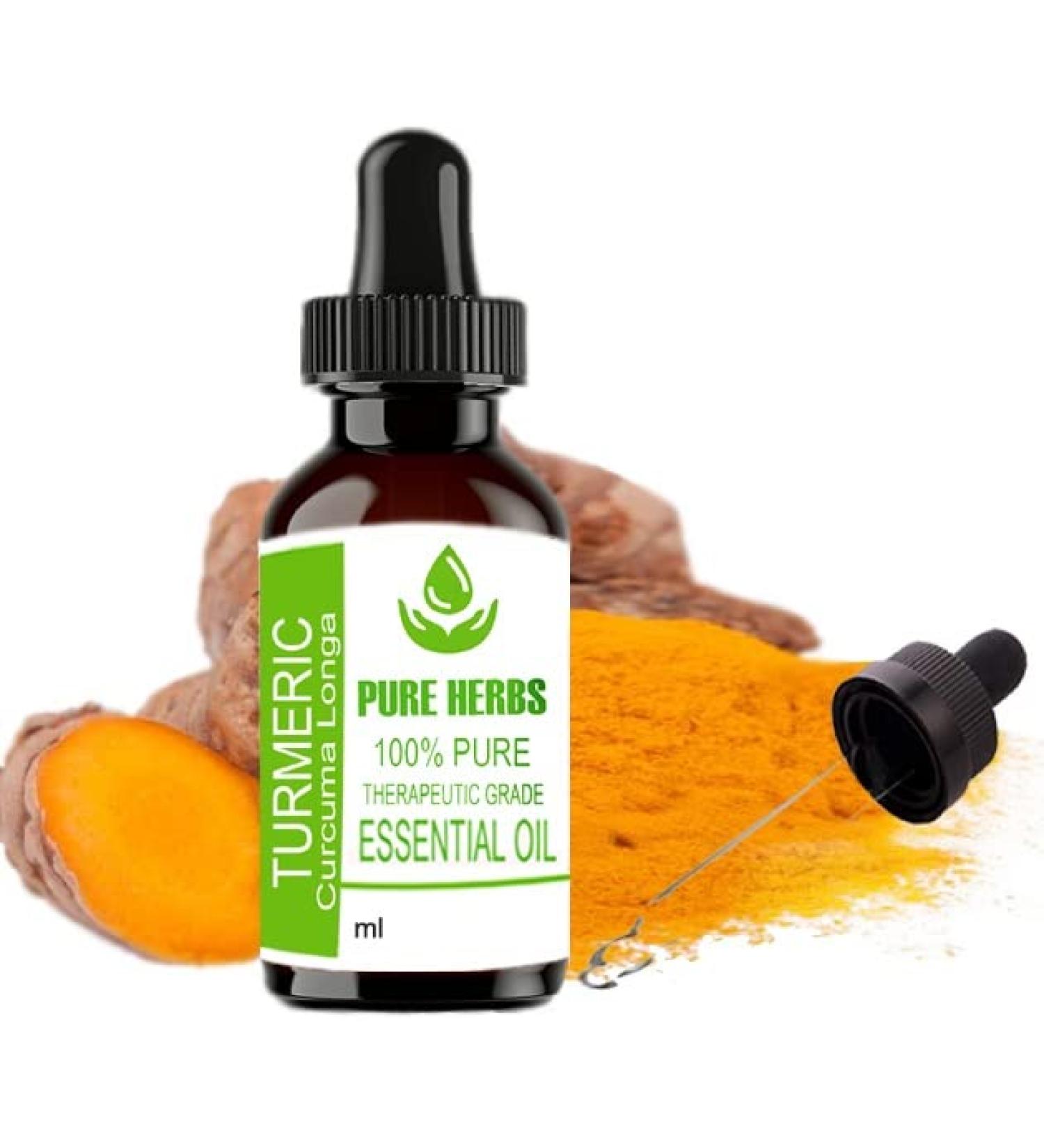 Buy Pure Herbs Turmeric Essential Oils (Curcuma Longa) - Premium Quality International Shipping - Buy Online on GoSupps.com