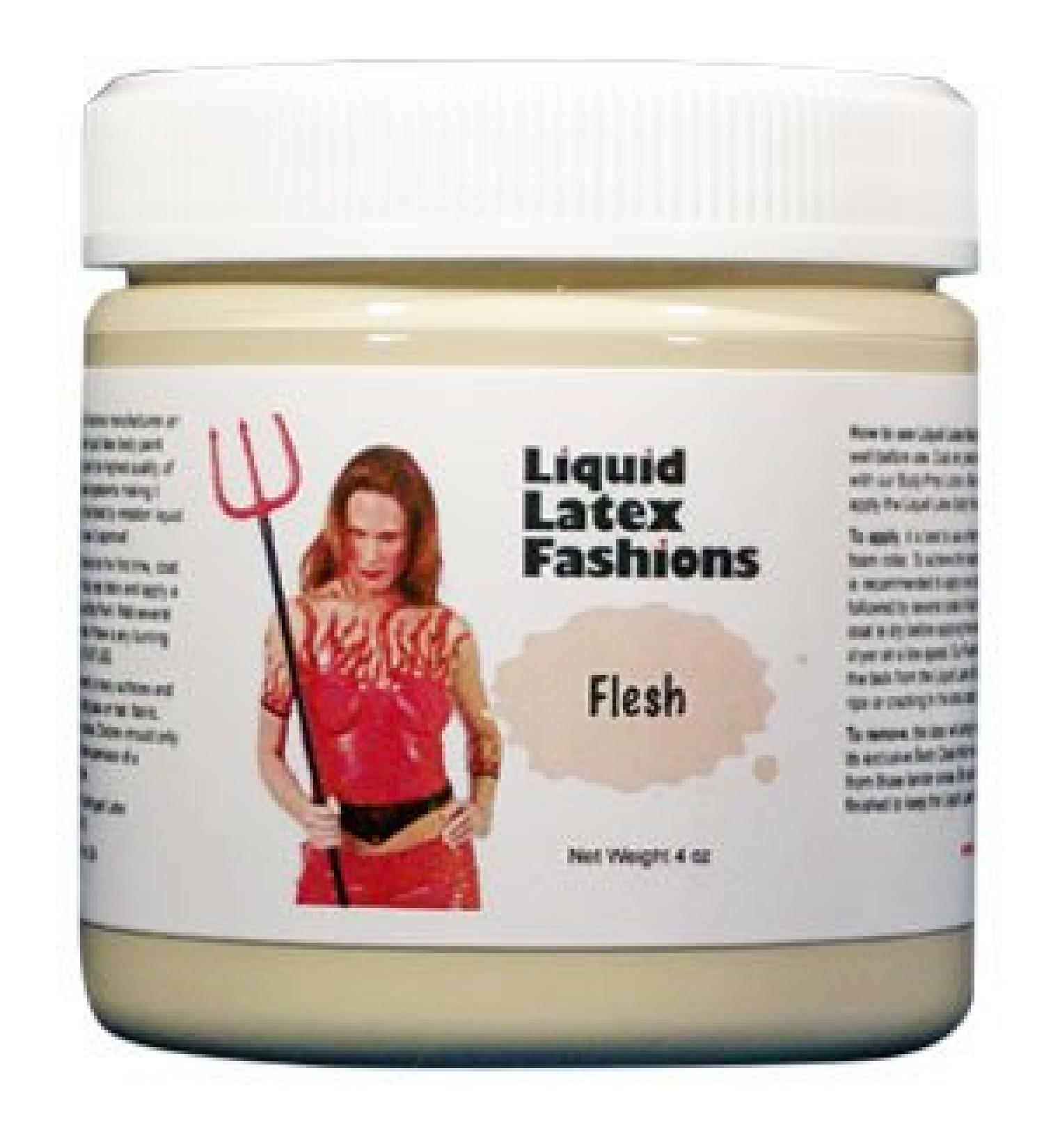 Flesh 8 Oz - Liquid Latex Body Paint  Ammonia Free No Odor  Easy On and Off  Cosplay Makeup  Creates Professional Monster  Zombie Arts