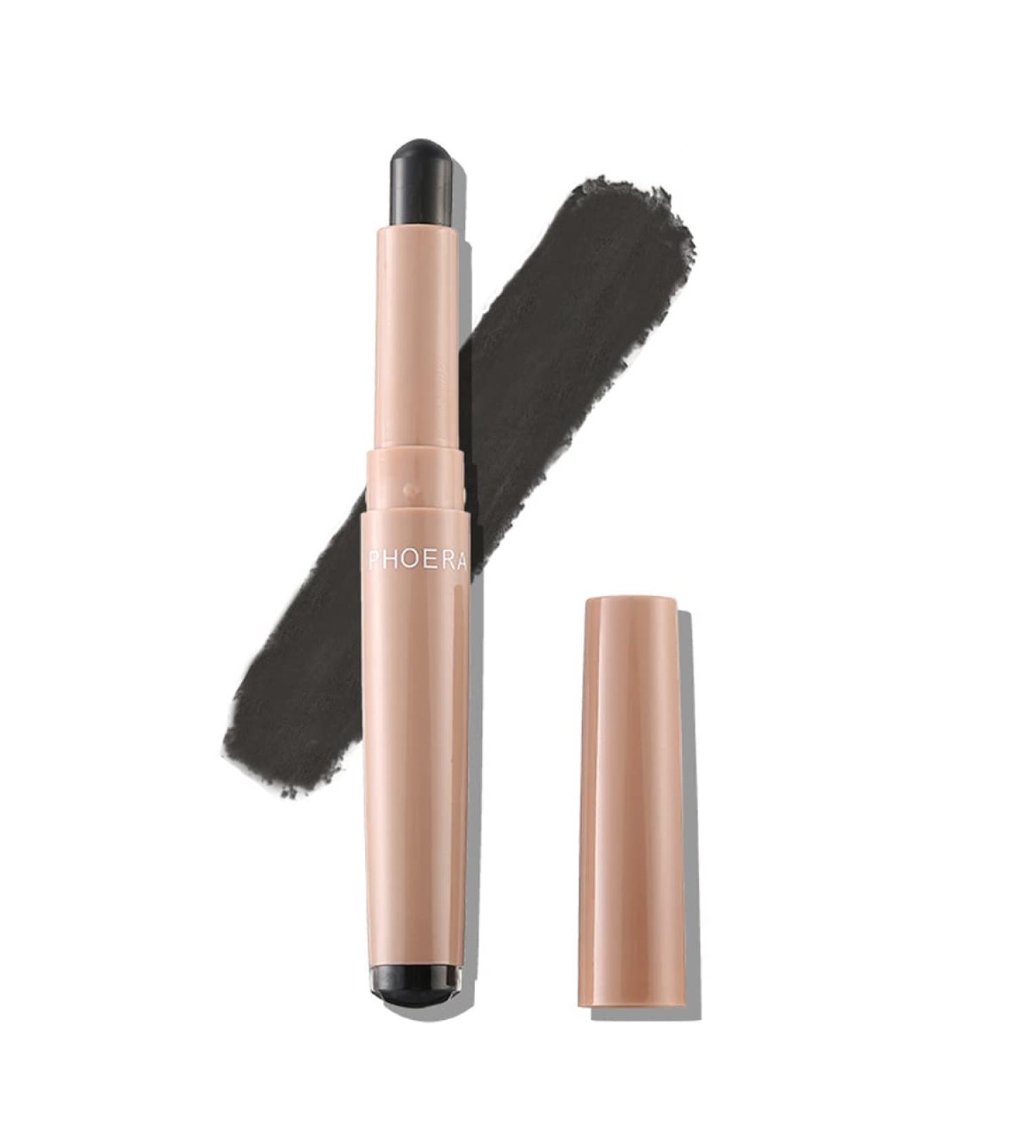 MEICOLY Creamy Matte Eyeshadow Stick | Waterproof Eye Brightener Highlighting Pencil - 102 Carbon - Buy Online on GoSupps.com