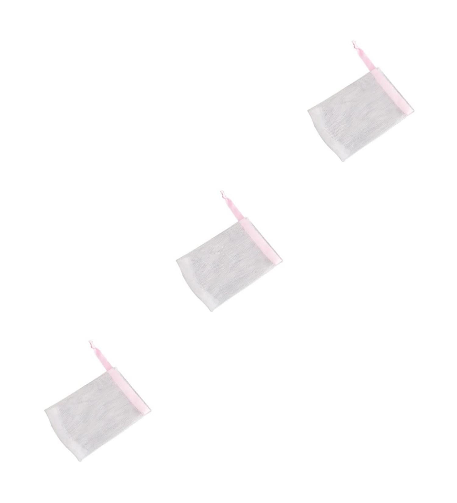  Beaupretty Beaupretty Pack of 3 Sachets of Soft Foaming Net Skin Exfoliators for Body and Face Cleansing 5 Pieces x 3 - Buy Online on GoSupps.com